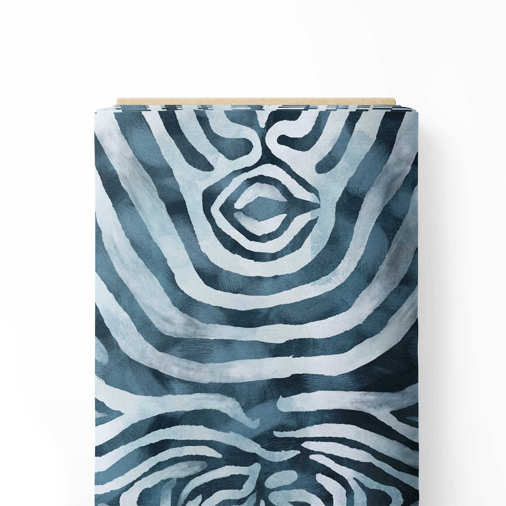 Scripted Animal Print Blue