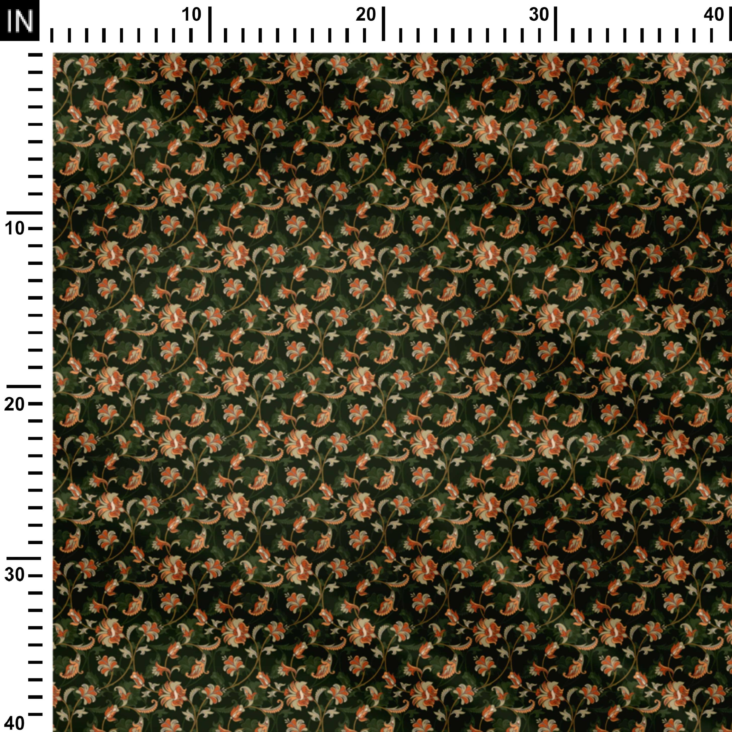 Green Forest Kalamkari