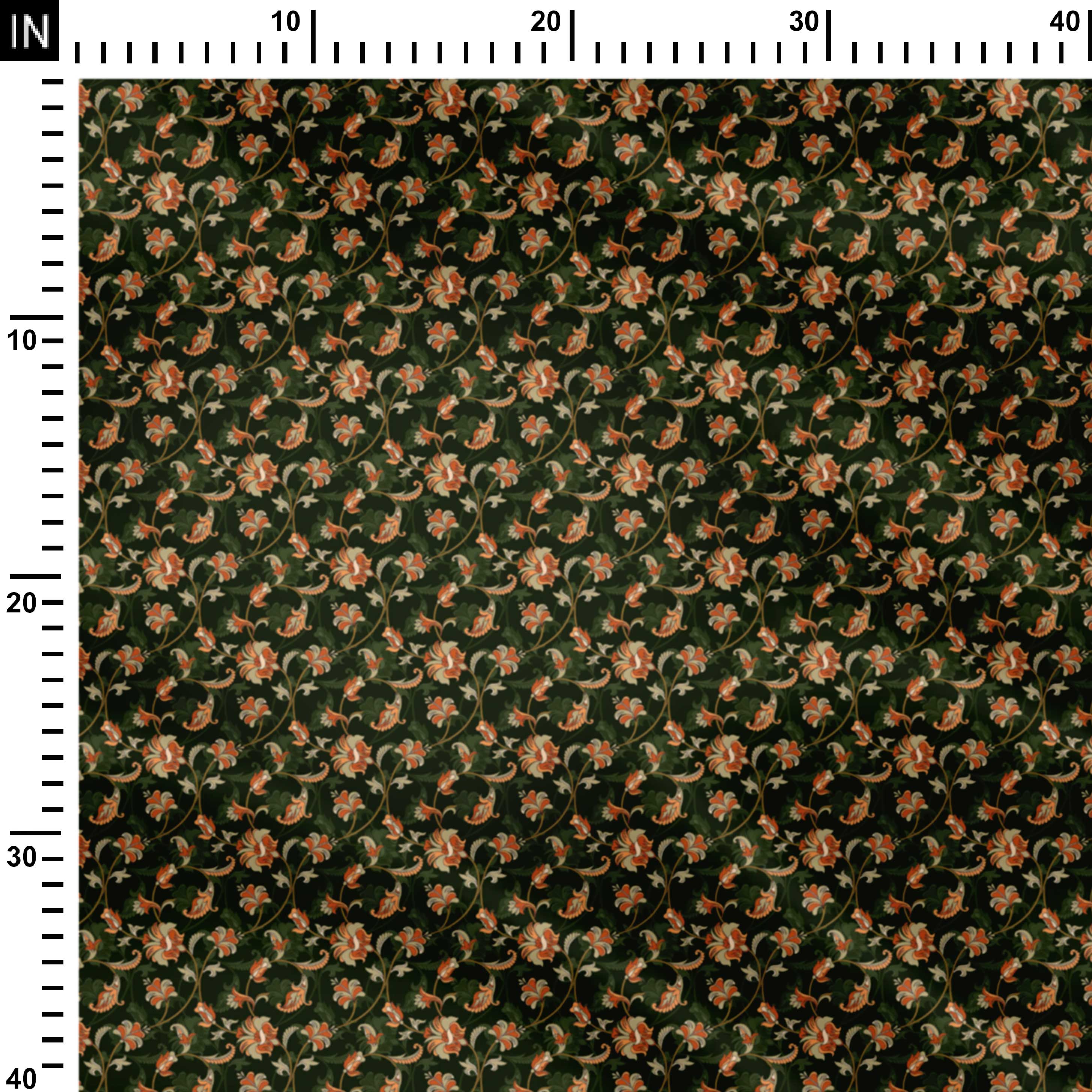 Green Forest Kalamkari
