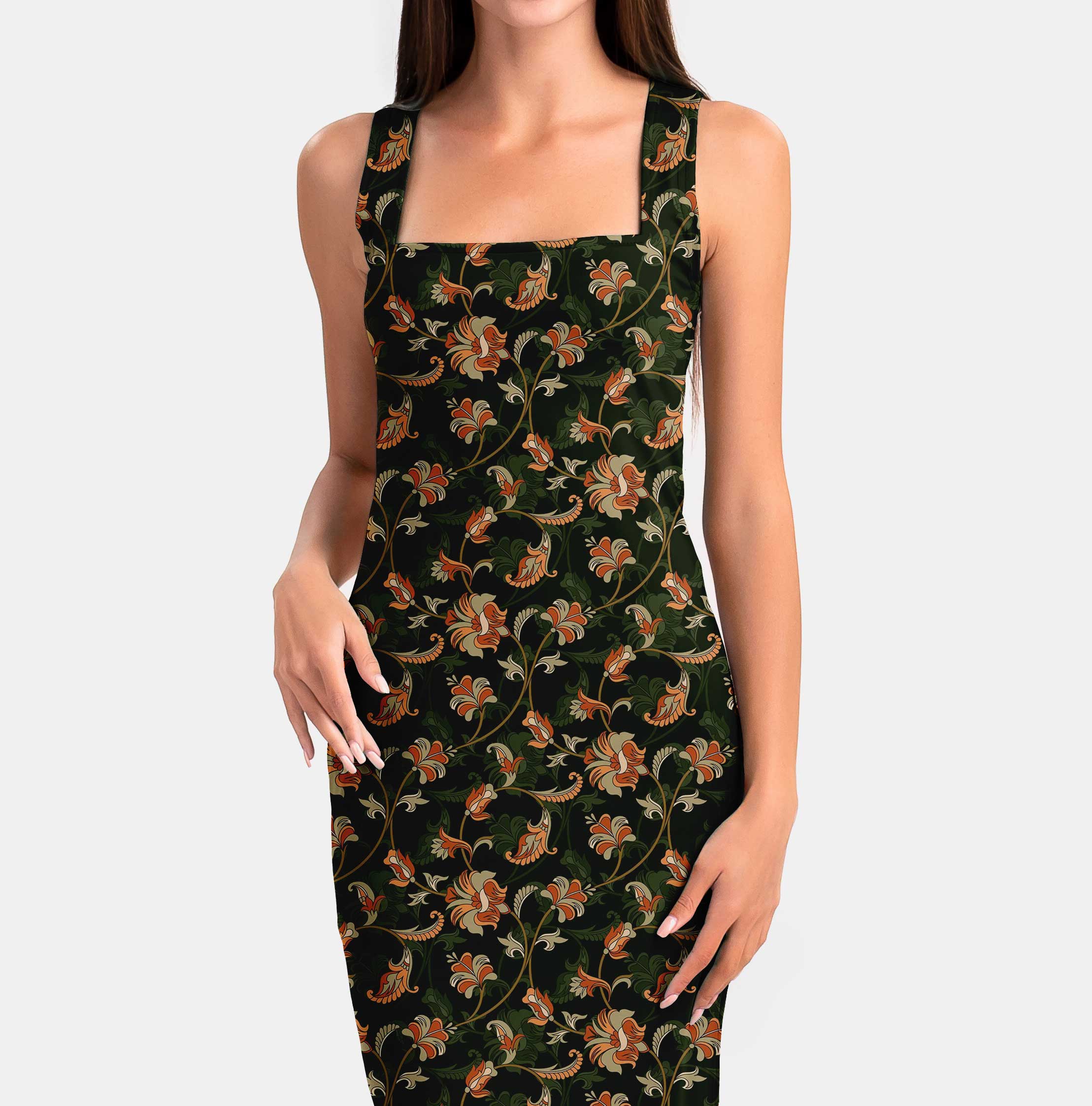Green Forest Kalamkari