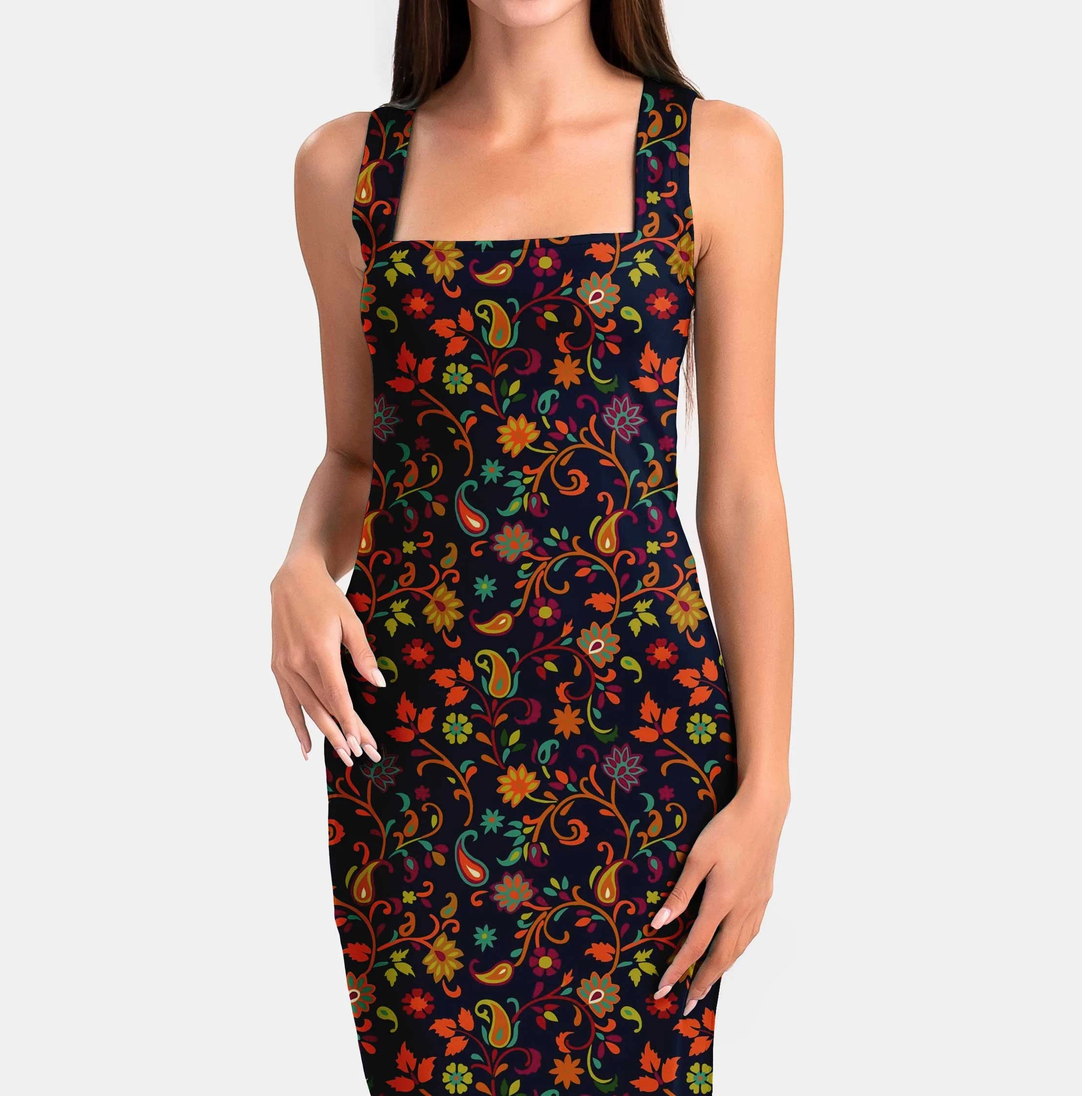 Paisley watercolor floral