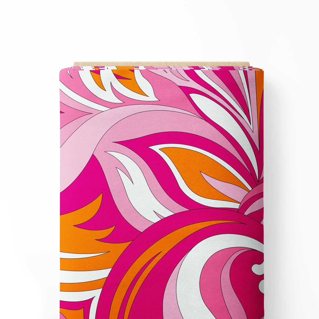Swirly Vignette Print Fabric