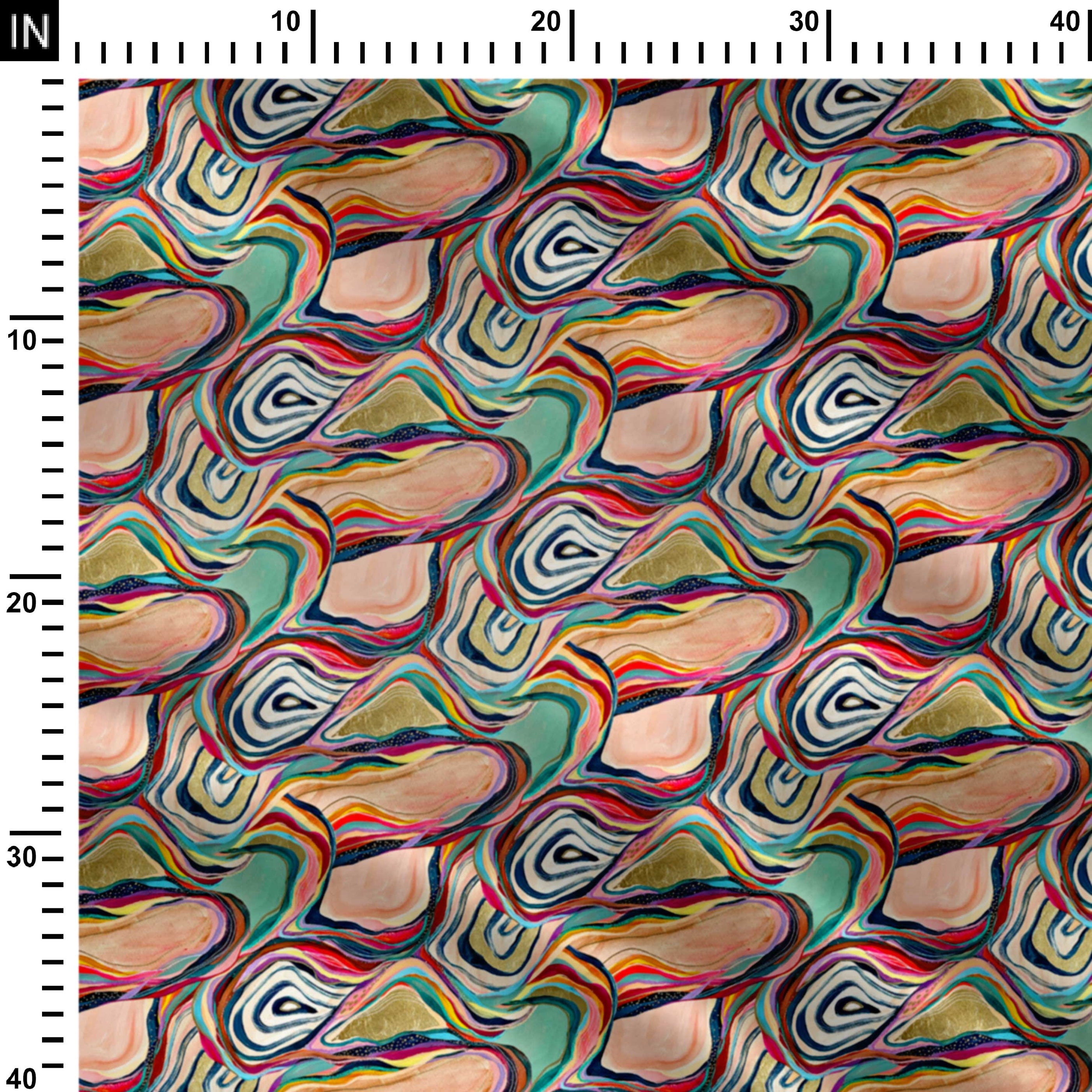 Inscrutable Ripple Print Fabric