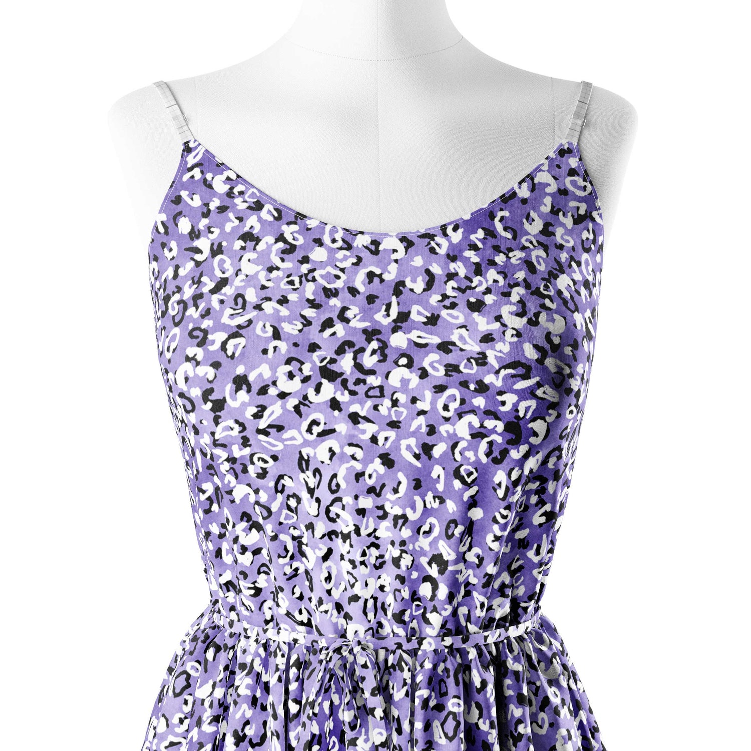 Snow Leopard Print Fabric