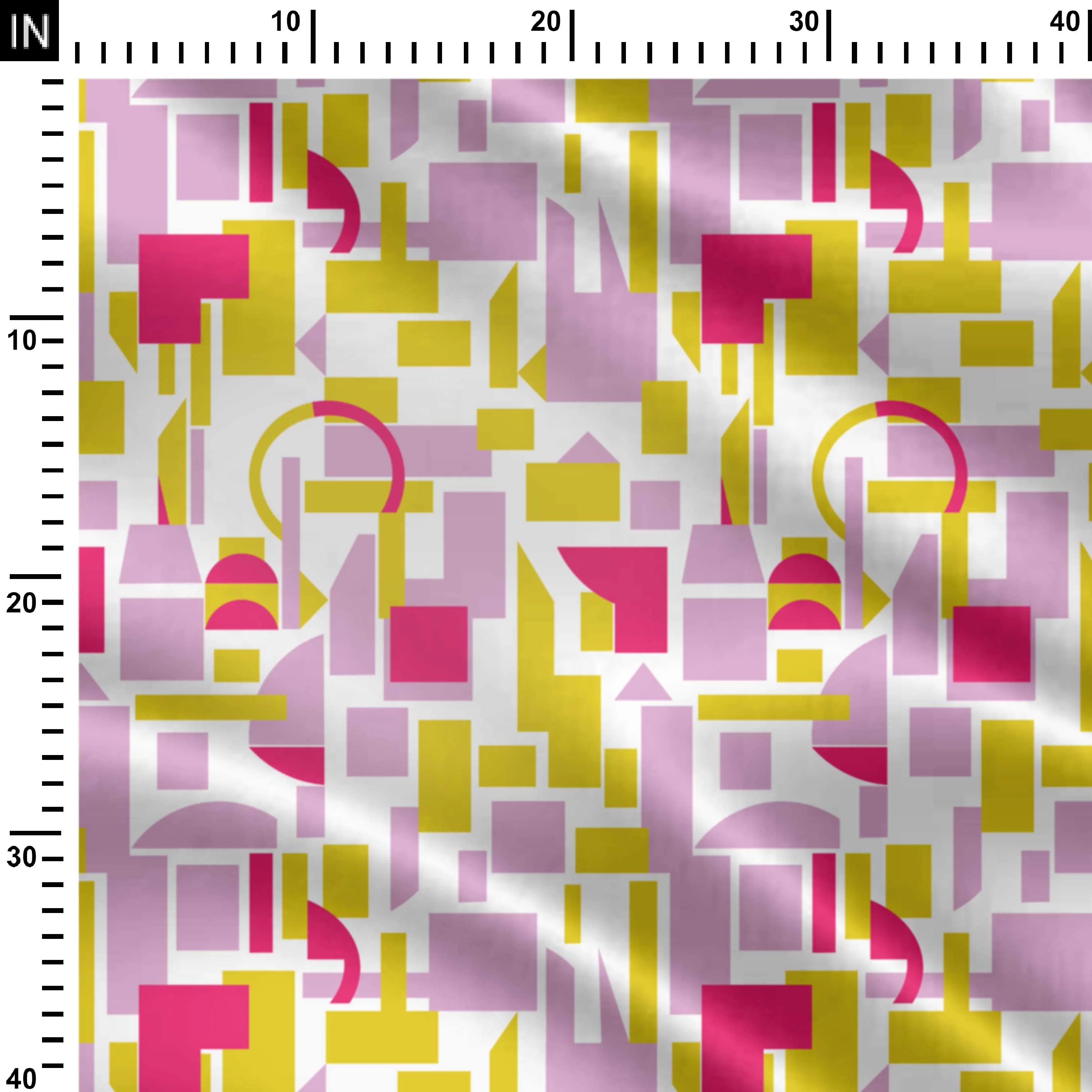 Lavender Mosaic Print Fabric