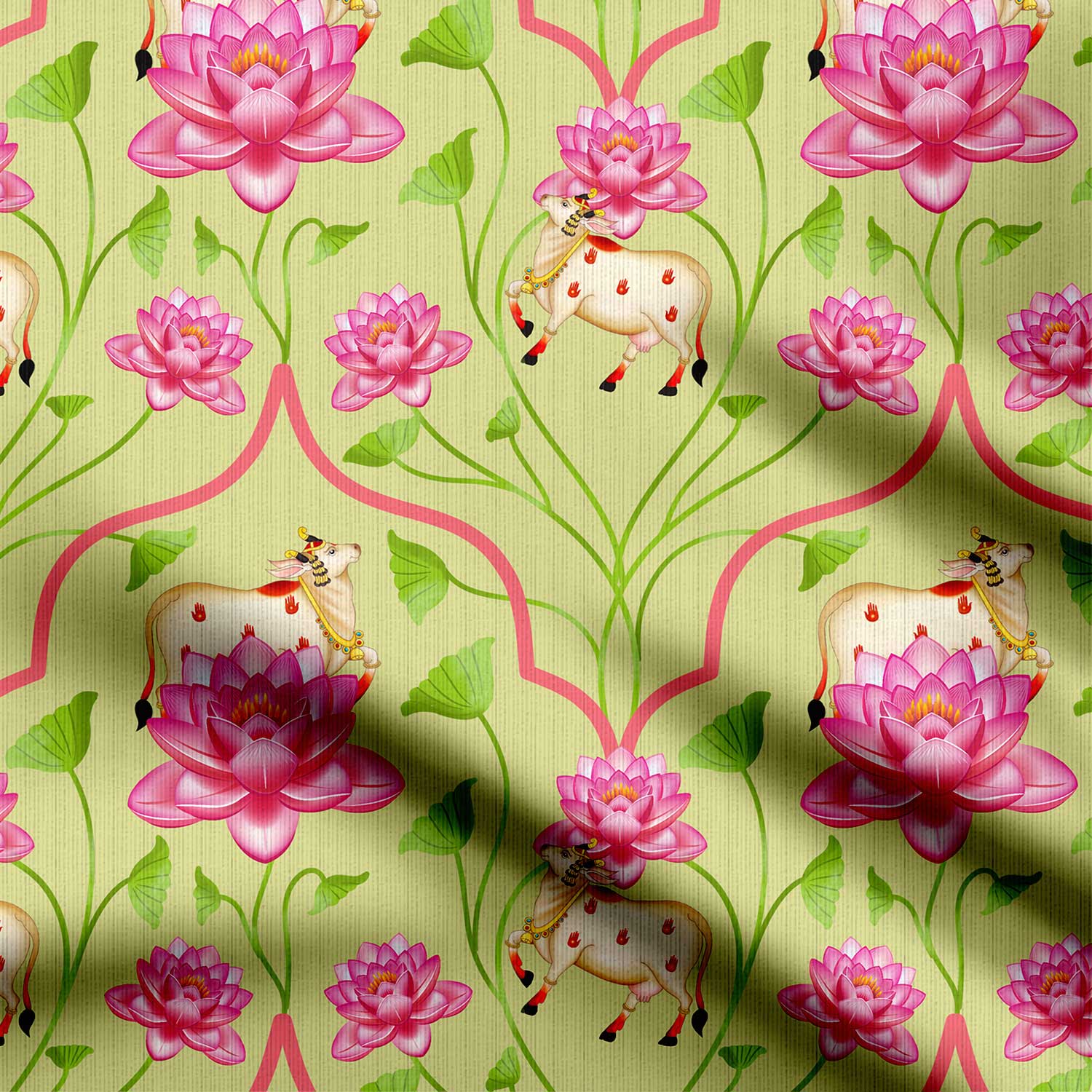 Pichwai Jali Art Mint