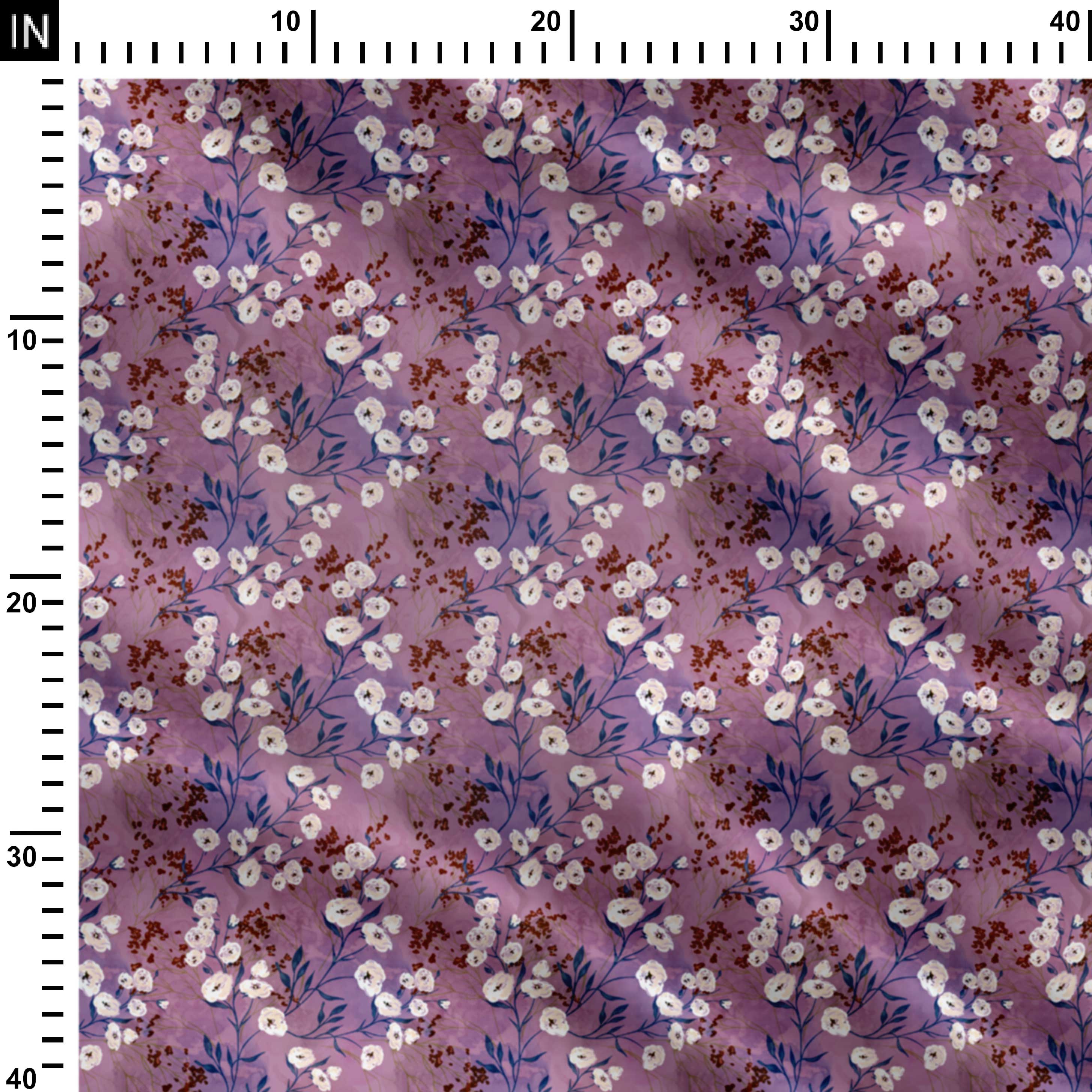 Twilight Pearls Print Fabric