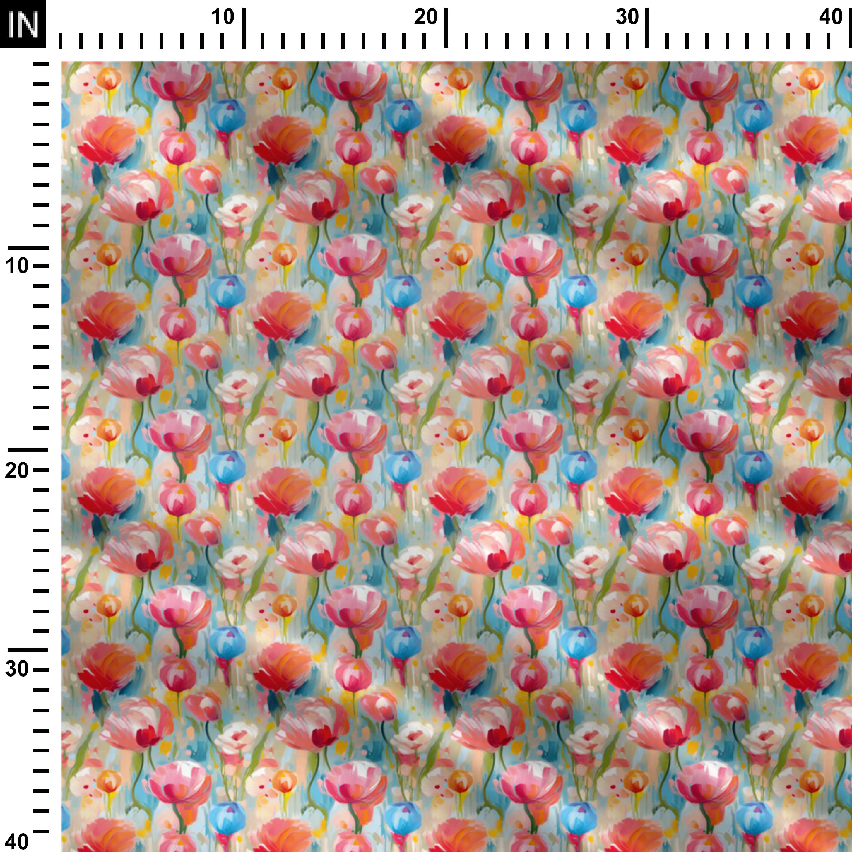 Water Darwins Print Fabric