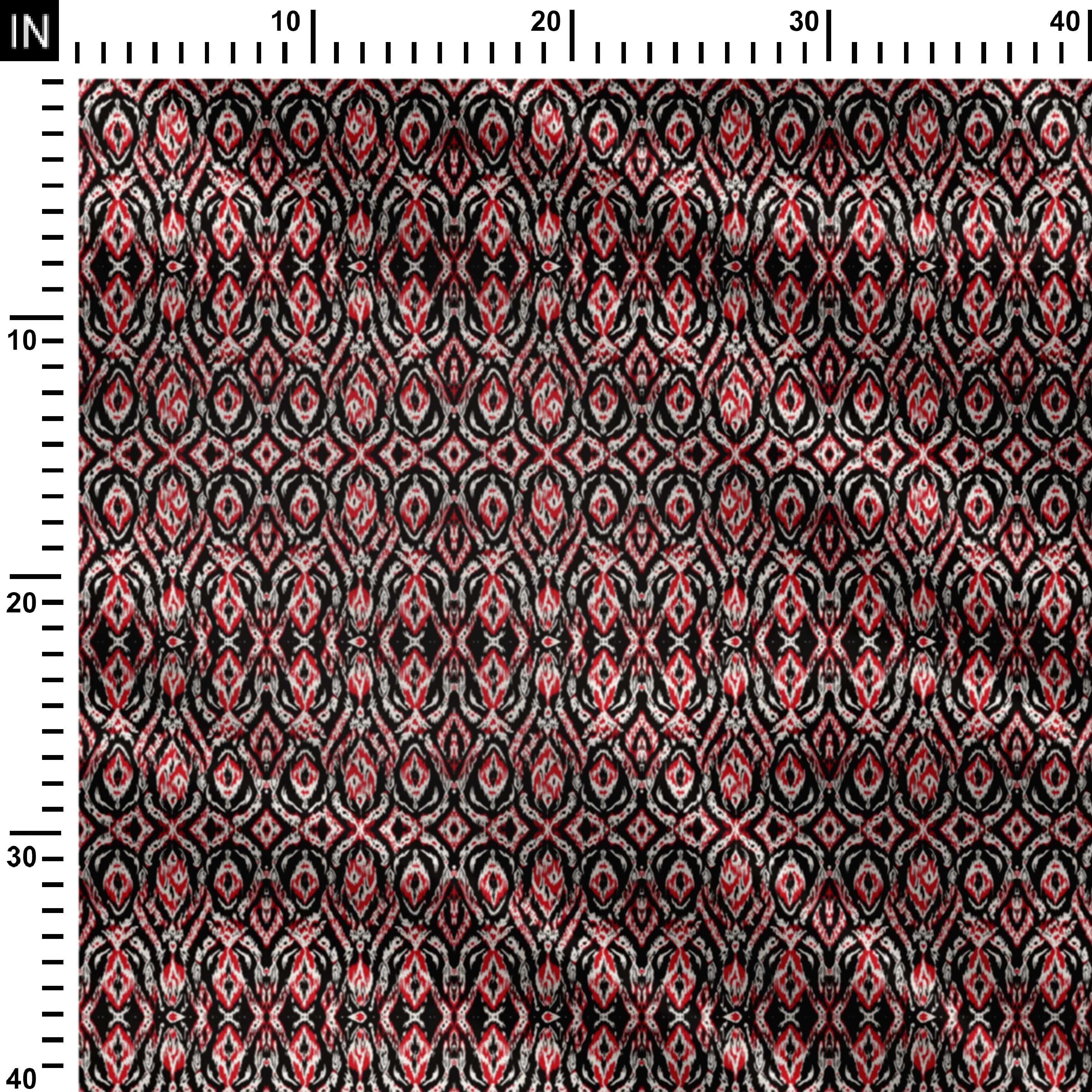 Ikat Design Print Fabric