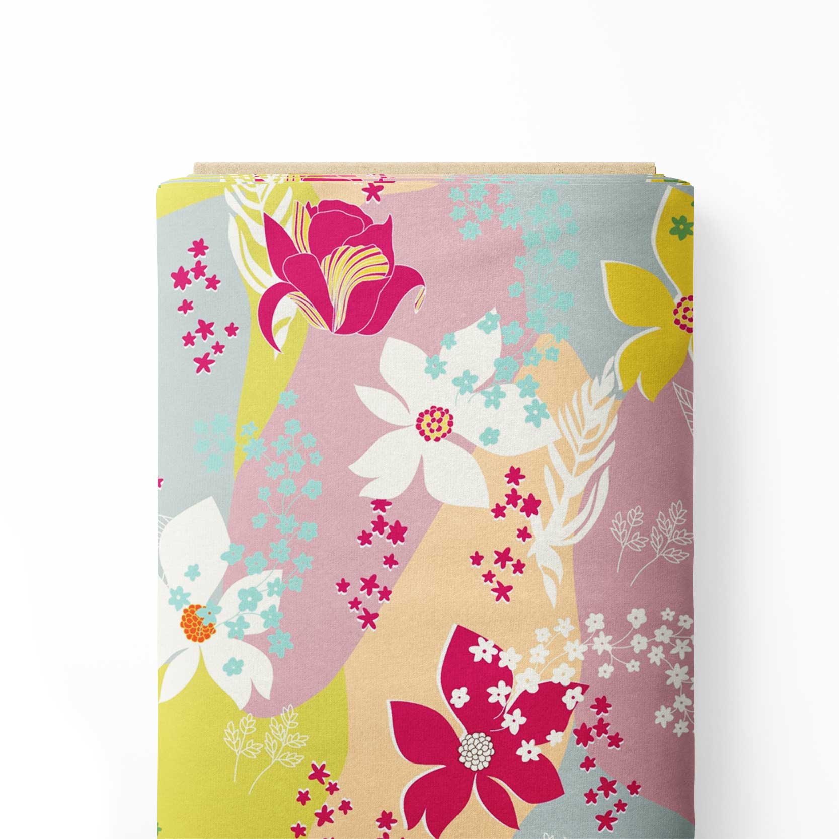 Floral Vector Pattern Print Fabric