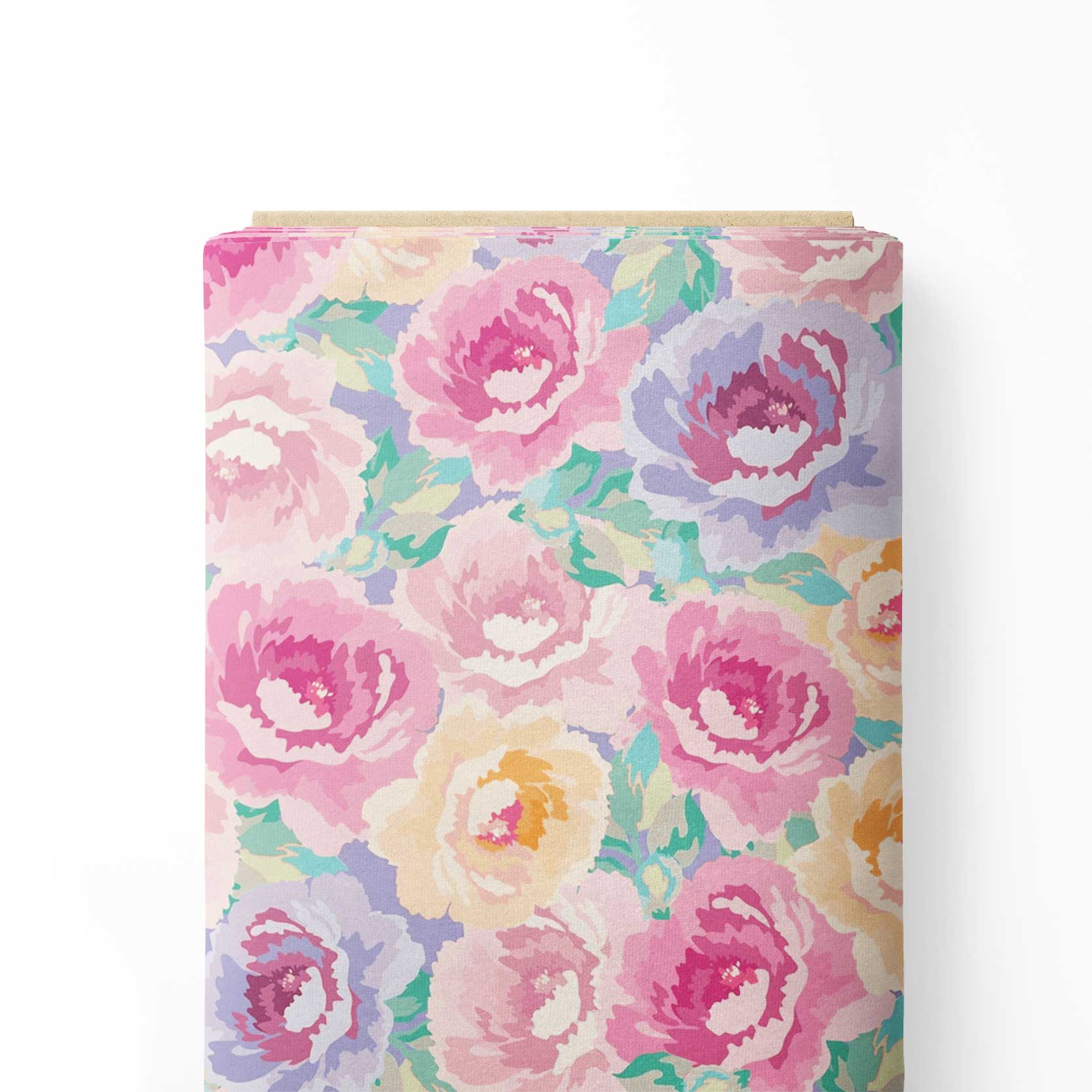 Candy Roses Print Fabric