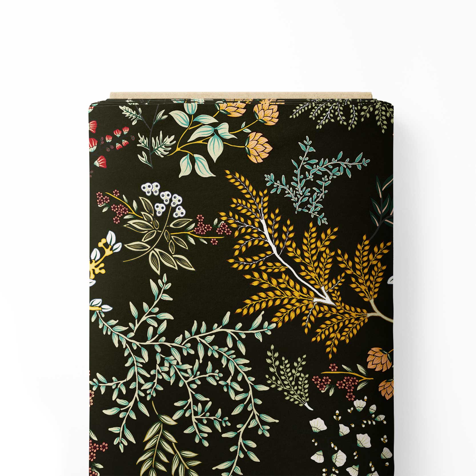 Dark Canopy Print Fabric