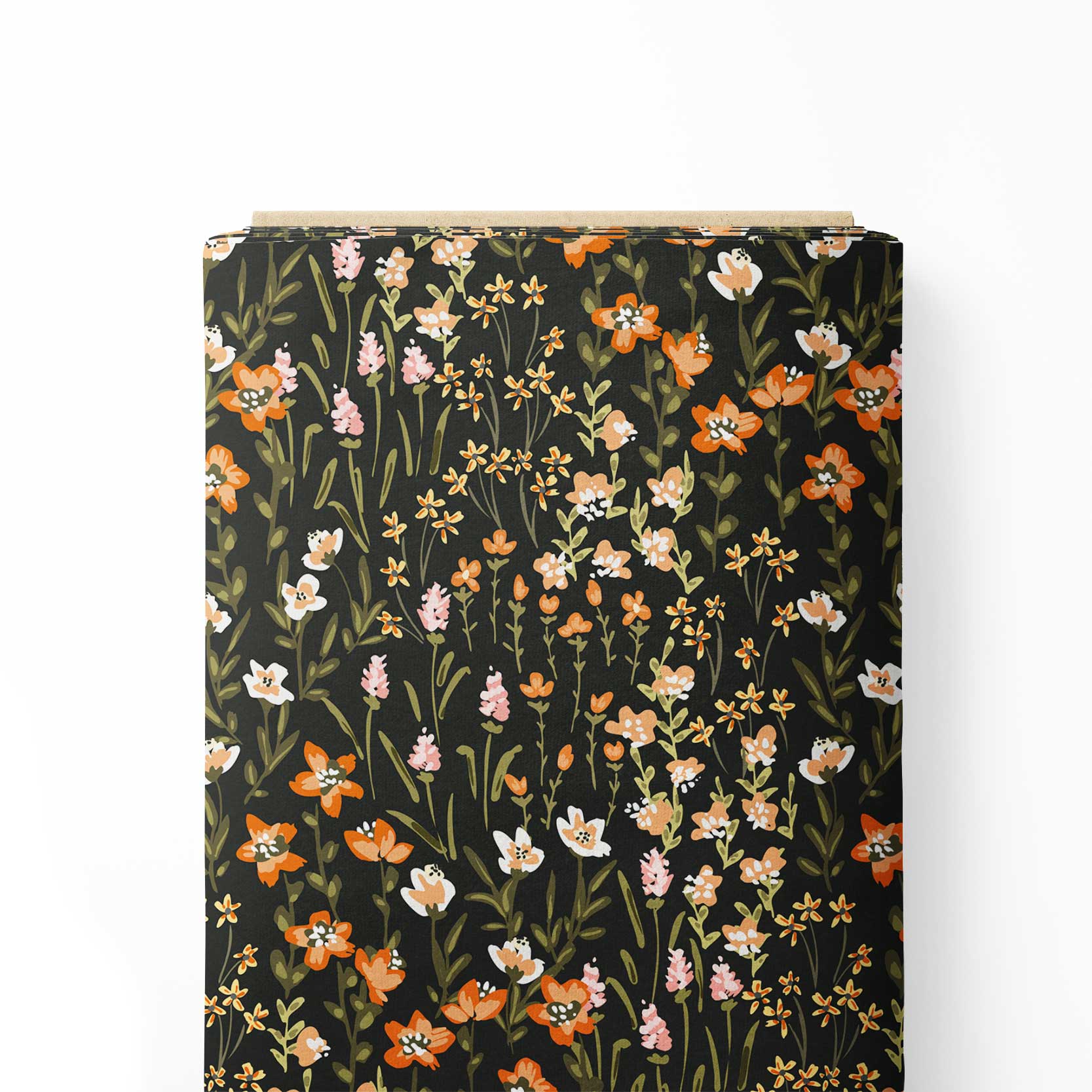 Ditsy սիրելիներ - Midnight garden Print Fabric