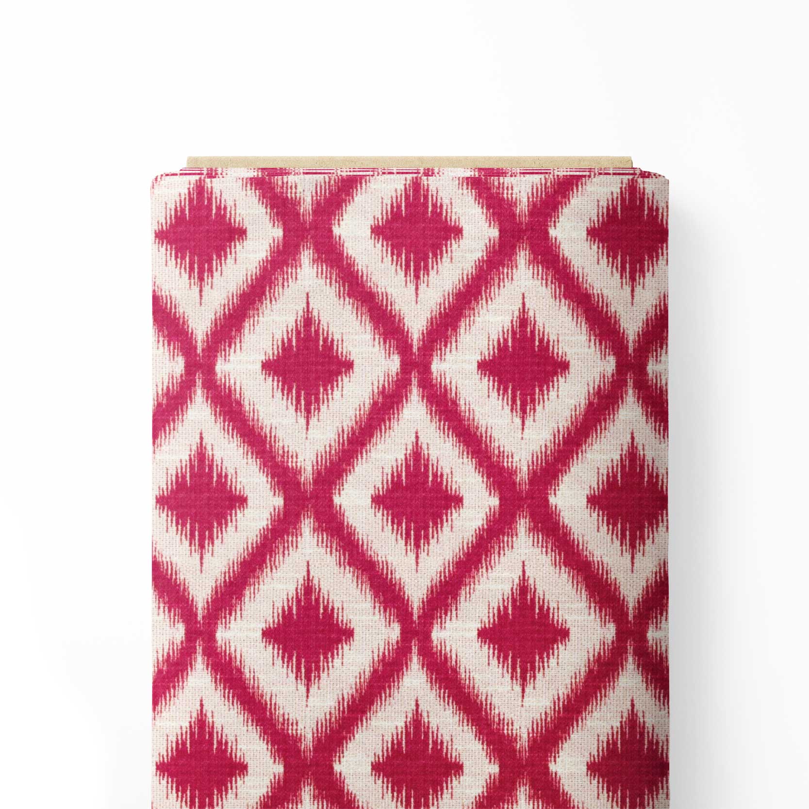 Himbeere Ikat Print Fabric