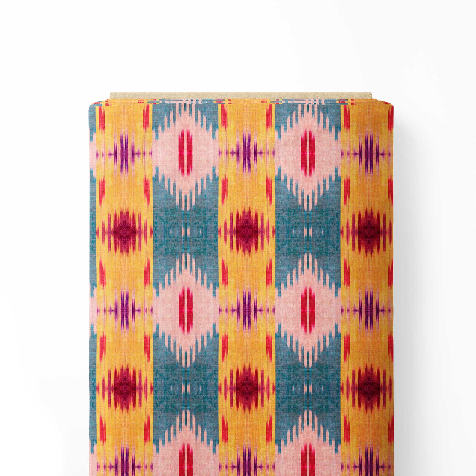 Inspired Wall Ikat Print Fabric