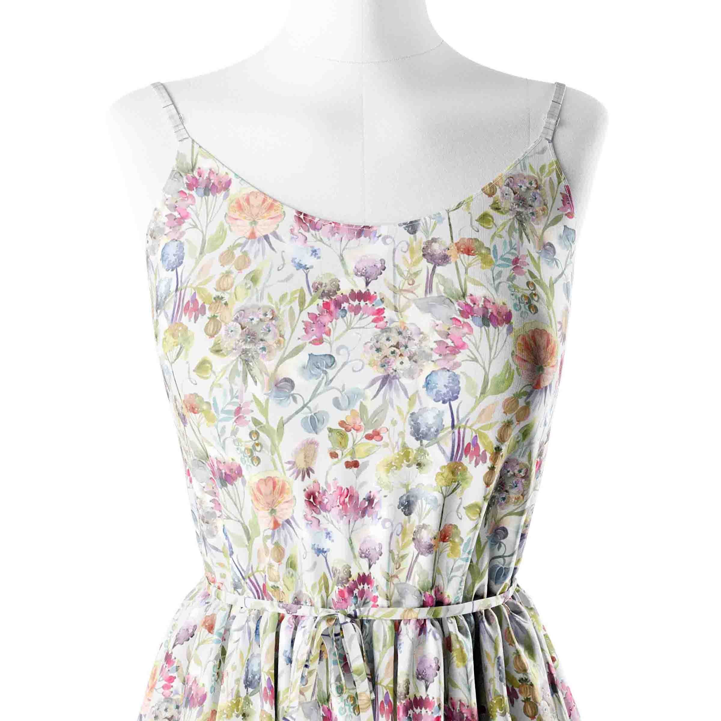 Watercolor floral garden