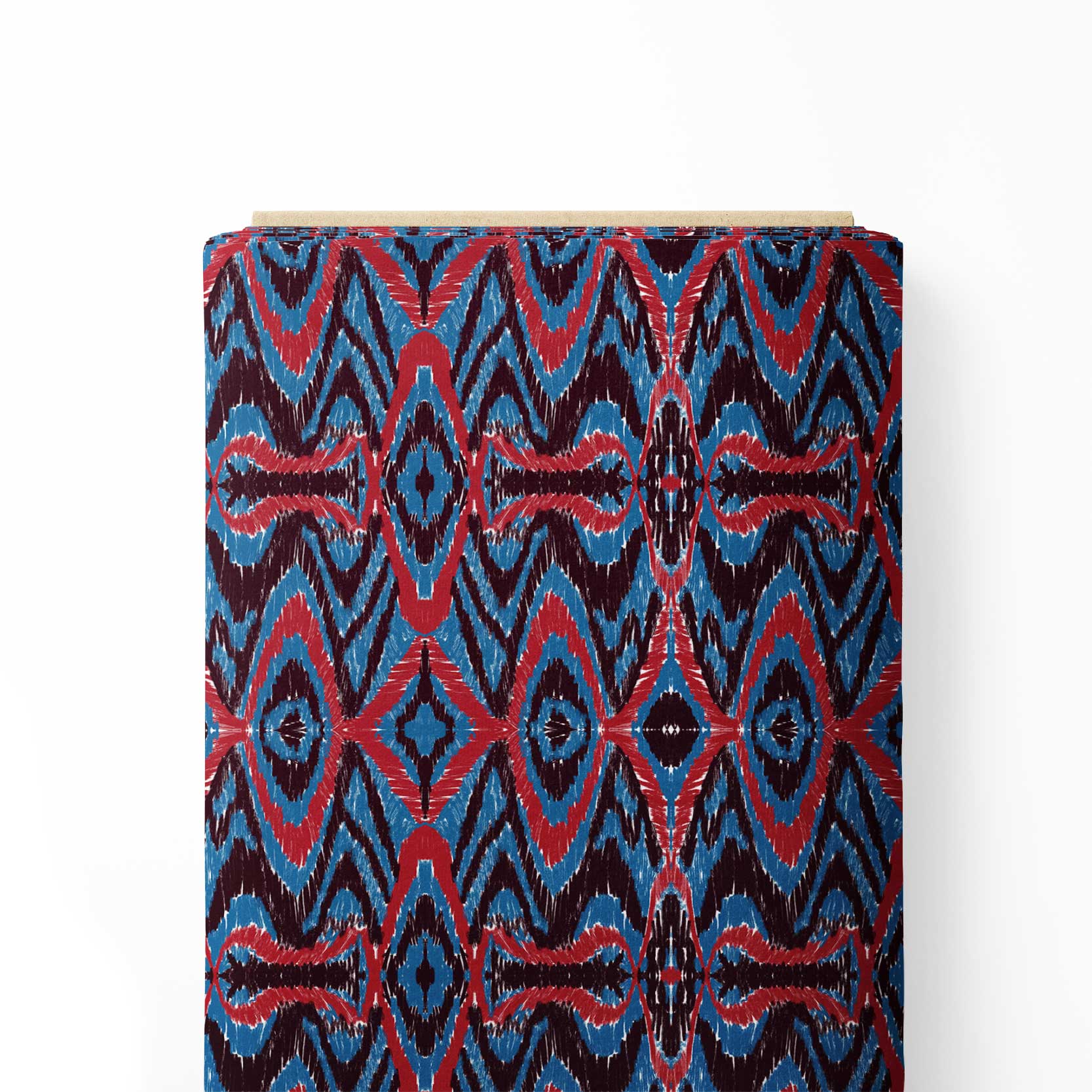 Ikat blue Print Fabric