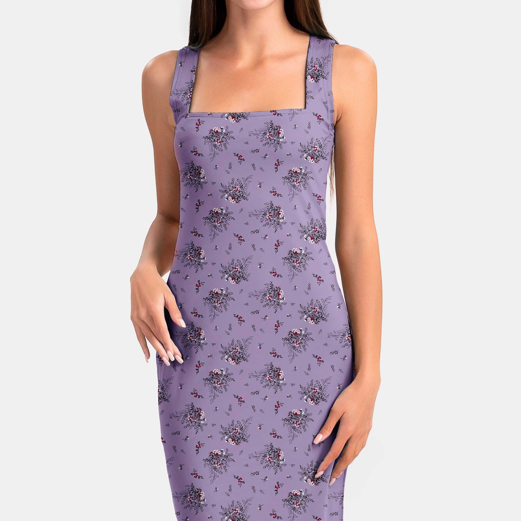 Purple Paradise Print Fabric