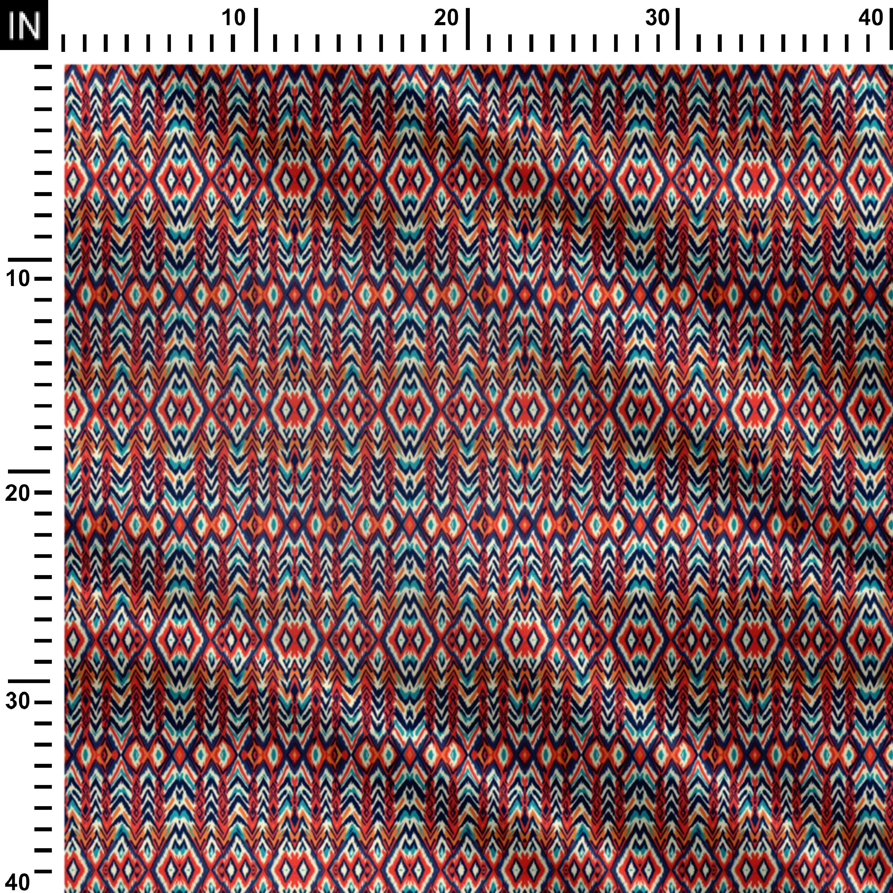 Ikat Print Fabric
