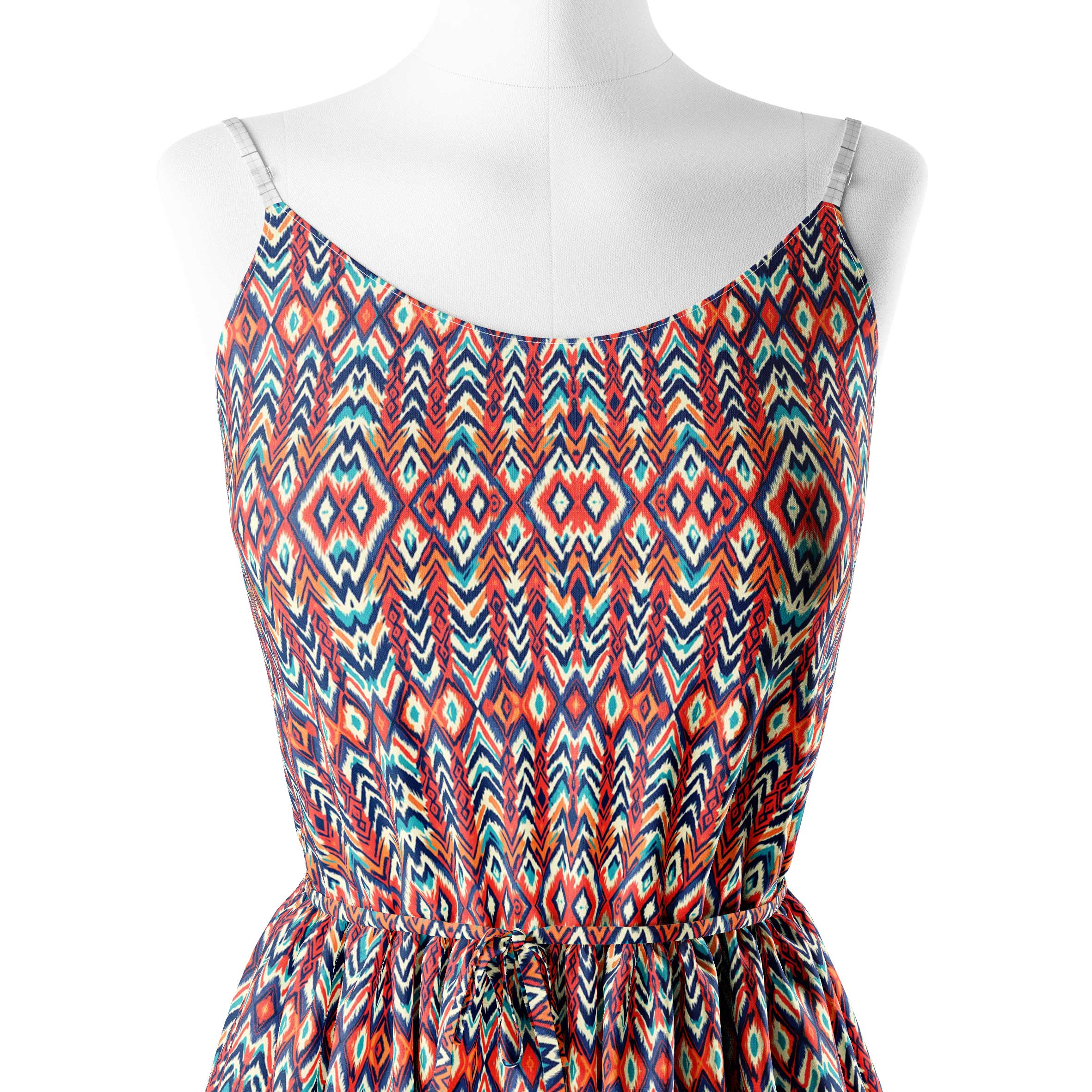 Ikat Print Fabric