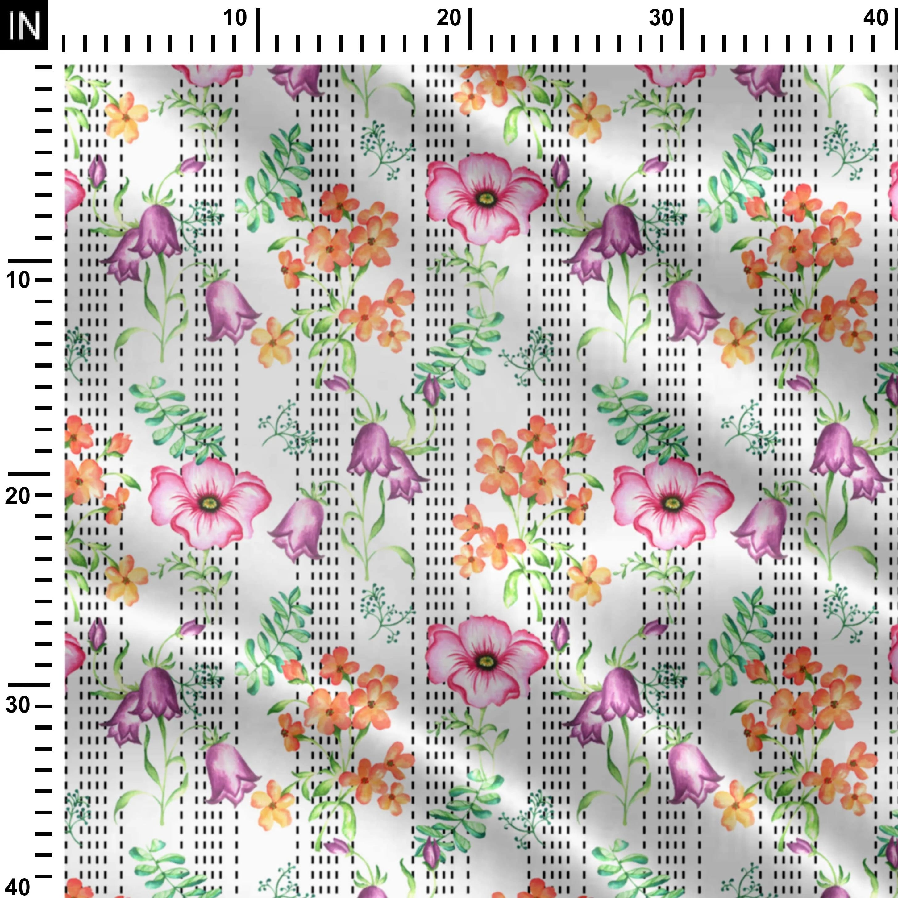 Floral Miniatures Print Fabric