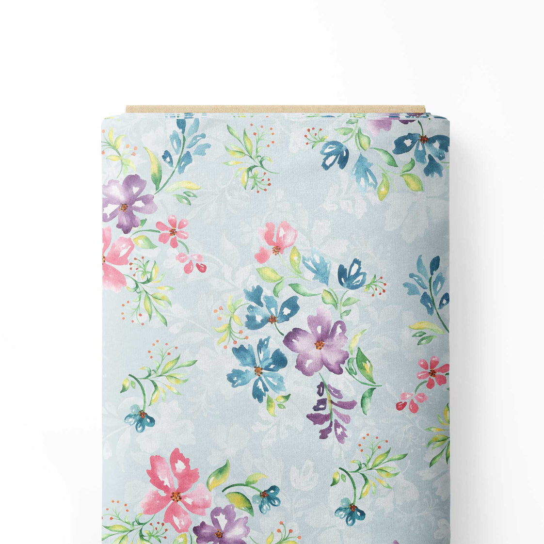 ग्रीष्मकालीन पुष्प प्रिंट कपड़ा