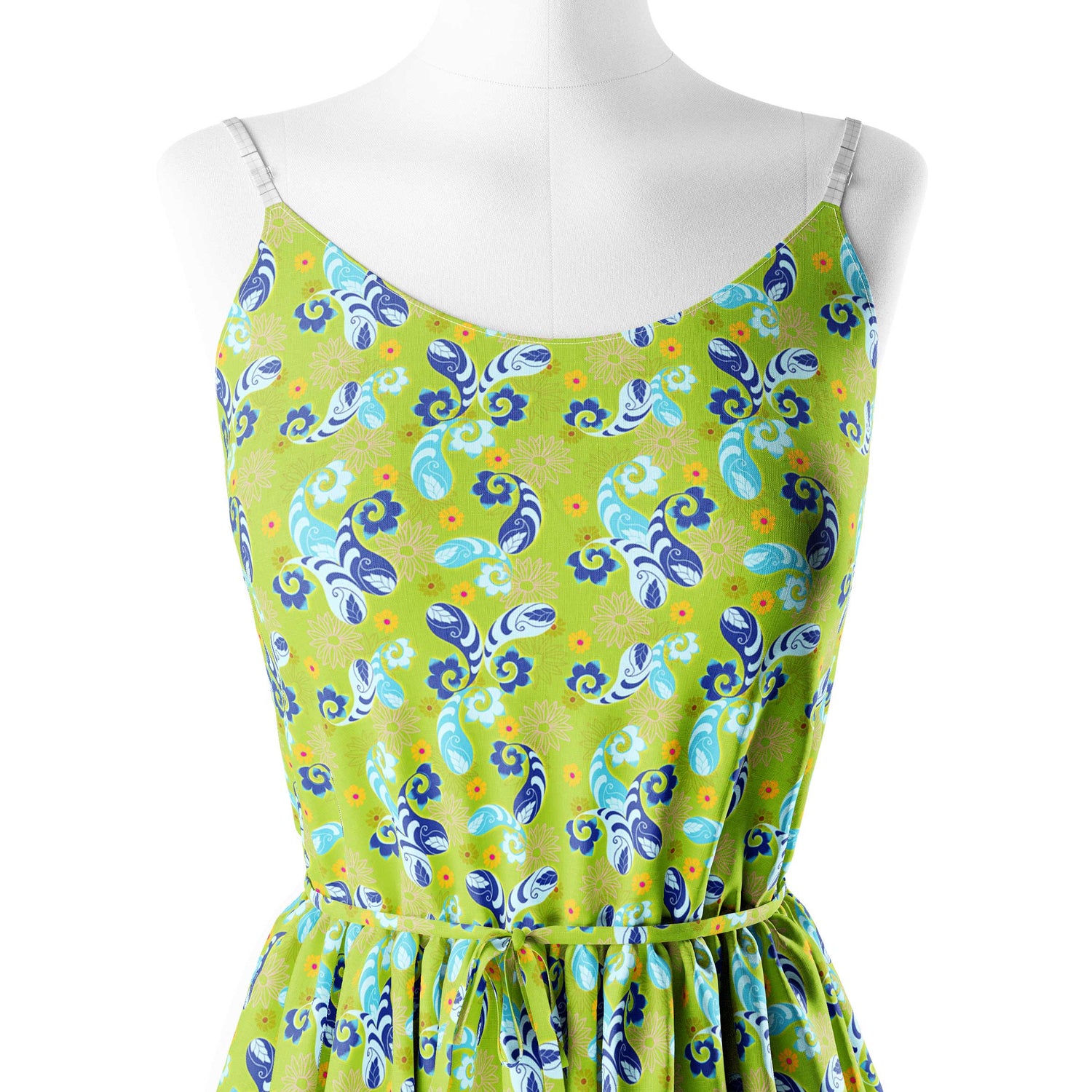 Paisley Petals Print Fabric