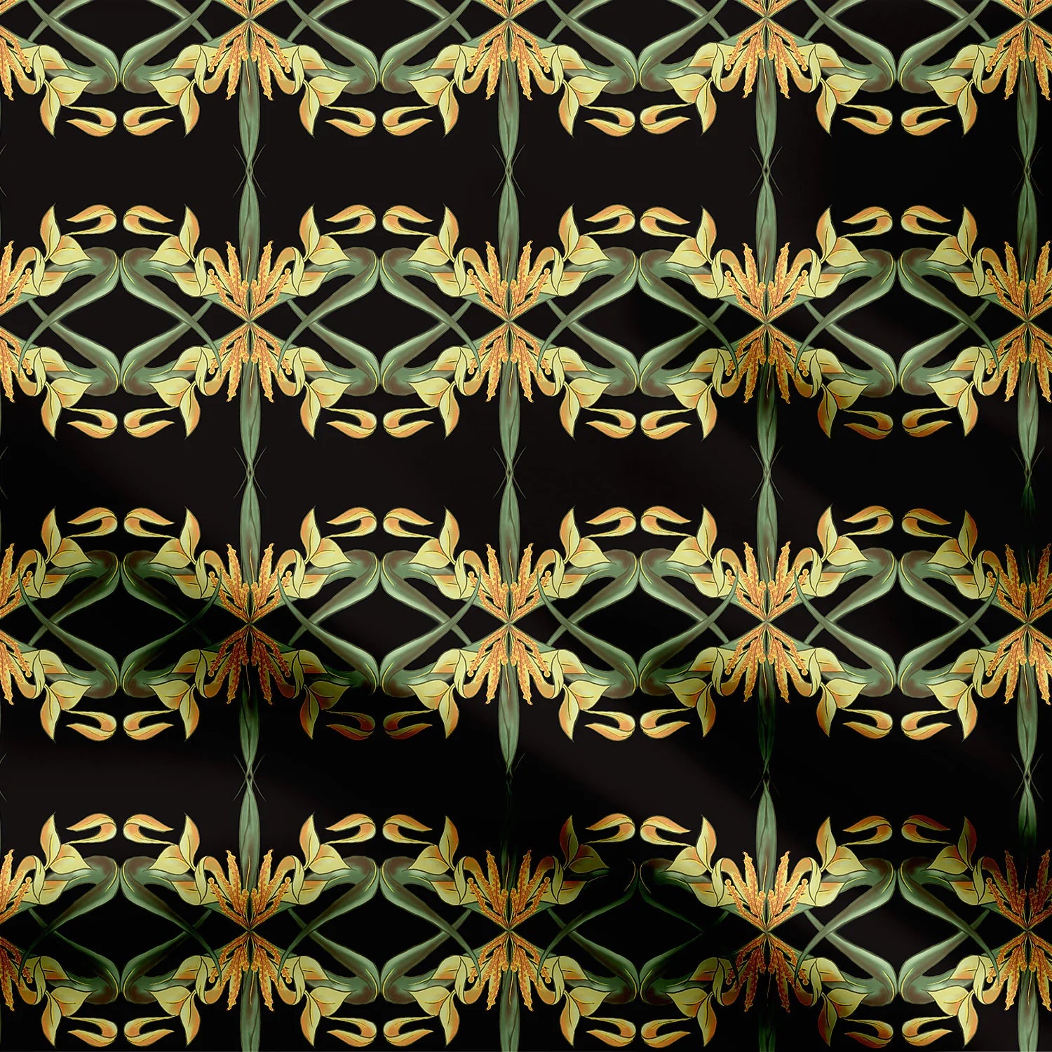 black Forest Print Fabric