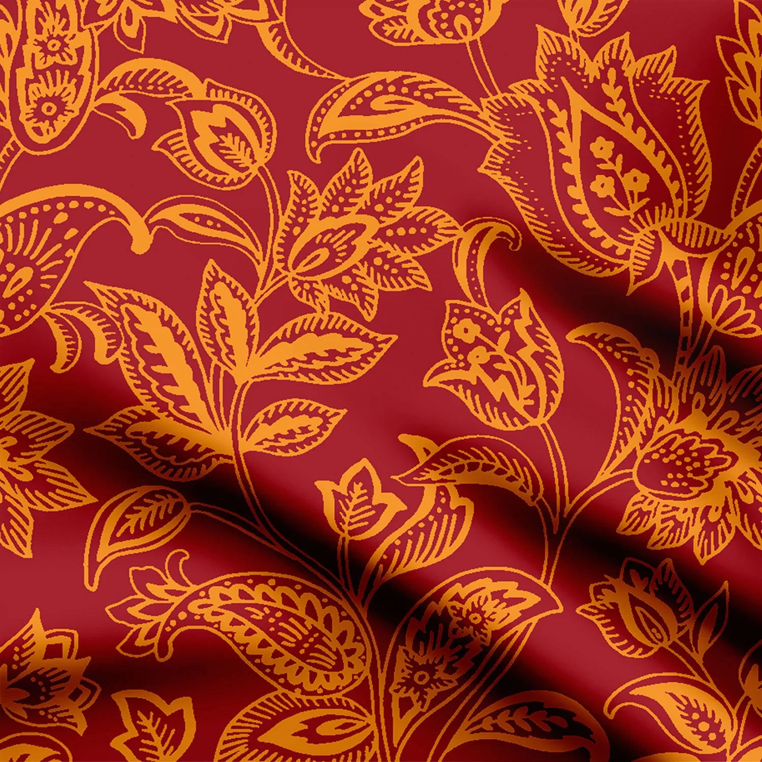 Ajrakh Twin Colour Print Fabric