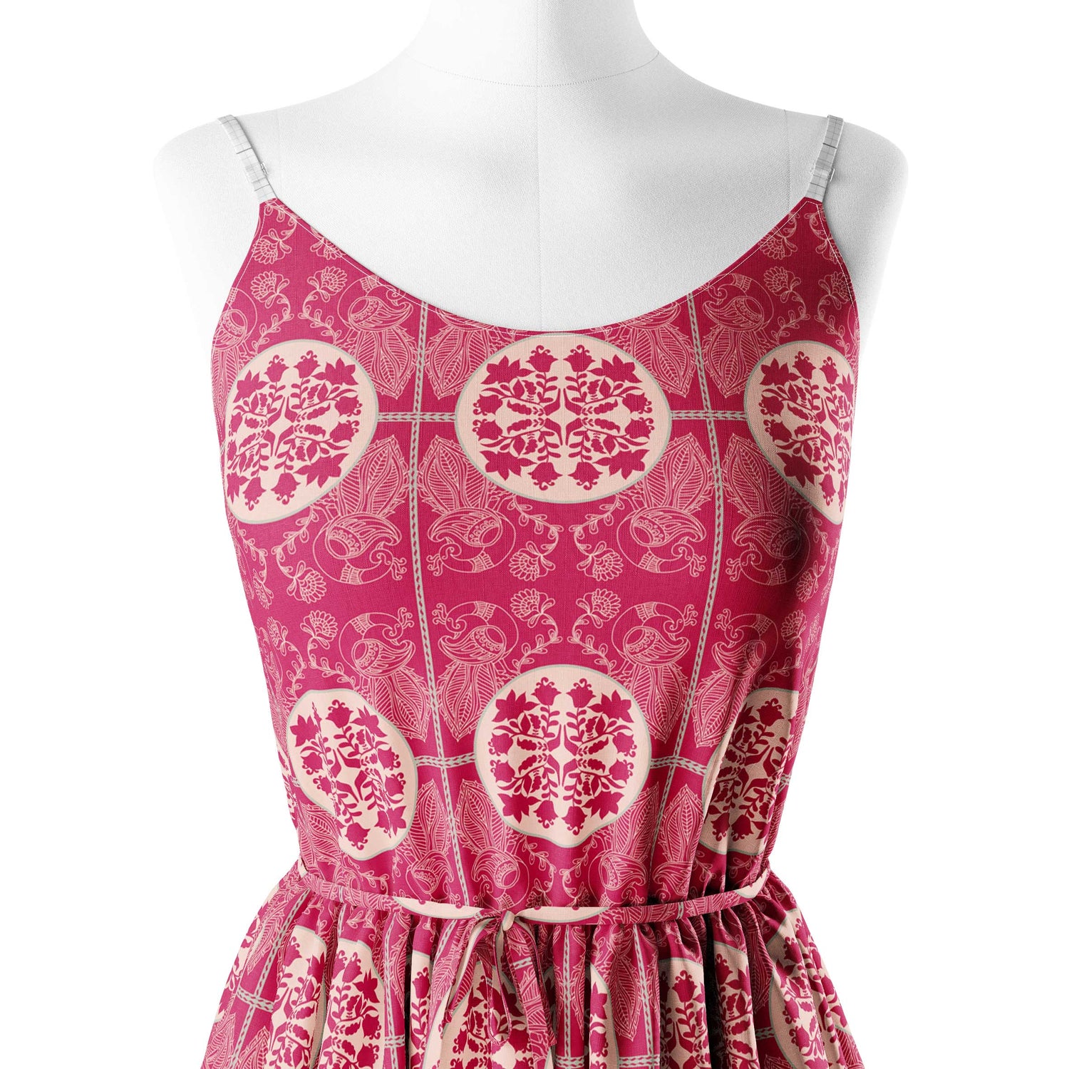 Pink Rush Large Print Fabric