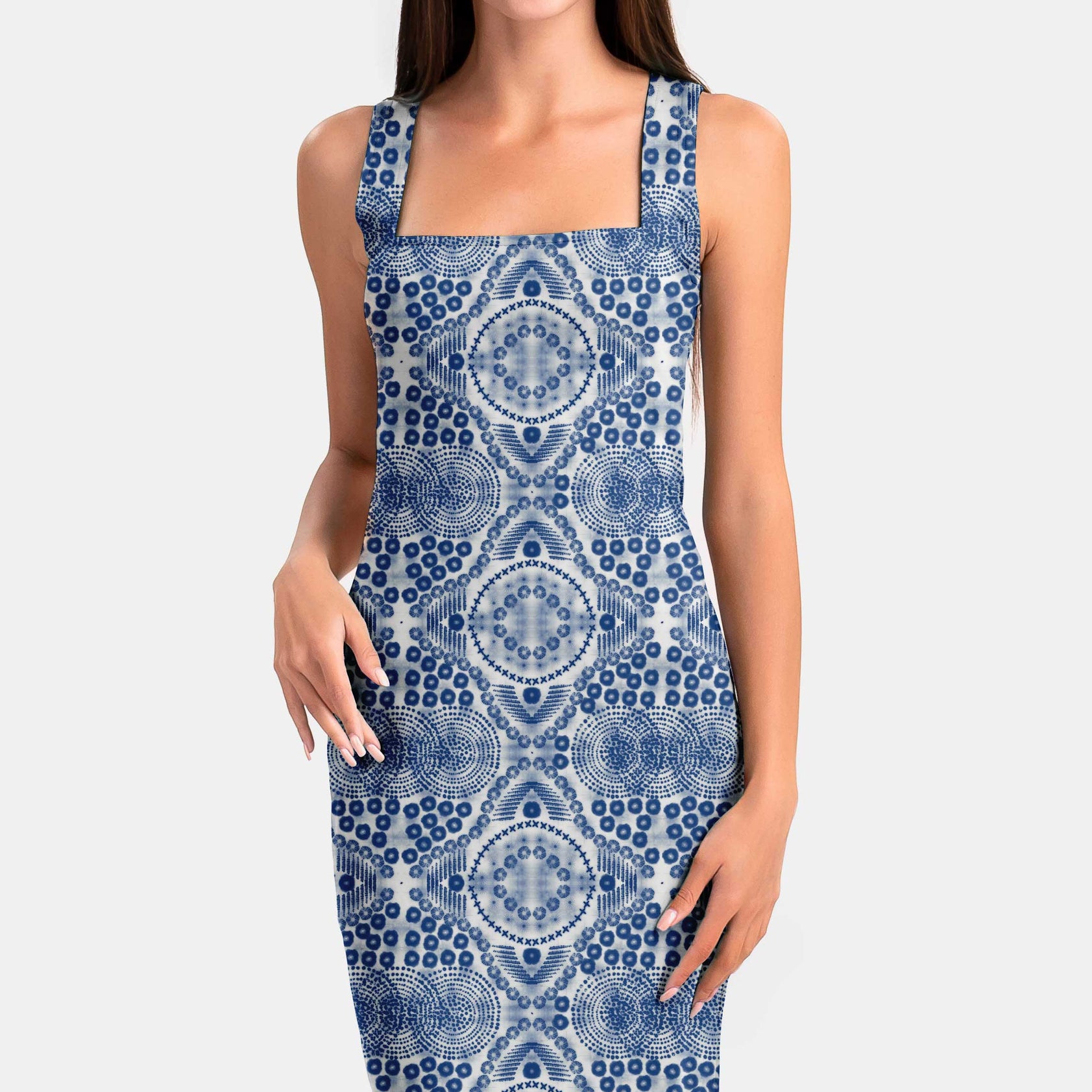 indigo dye Print Fabric