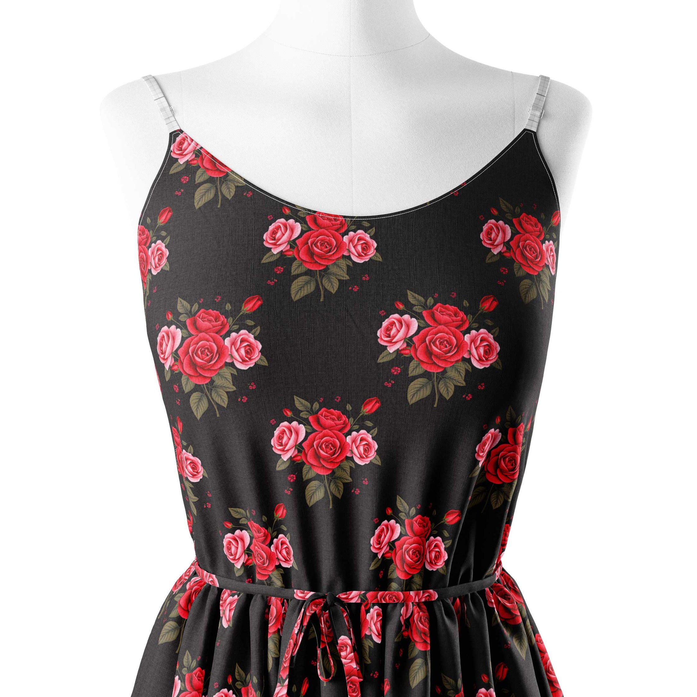 Passionate Big Floral Print Fabric