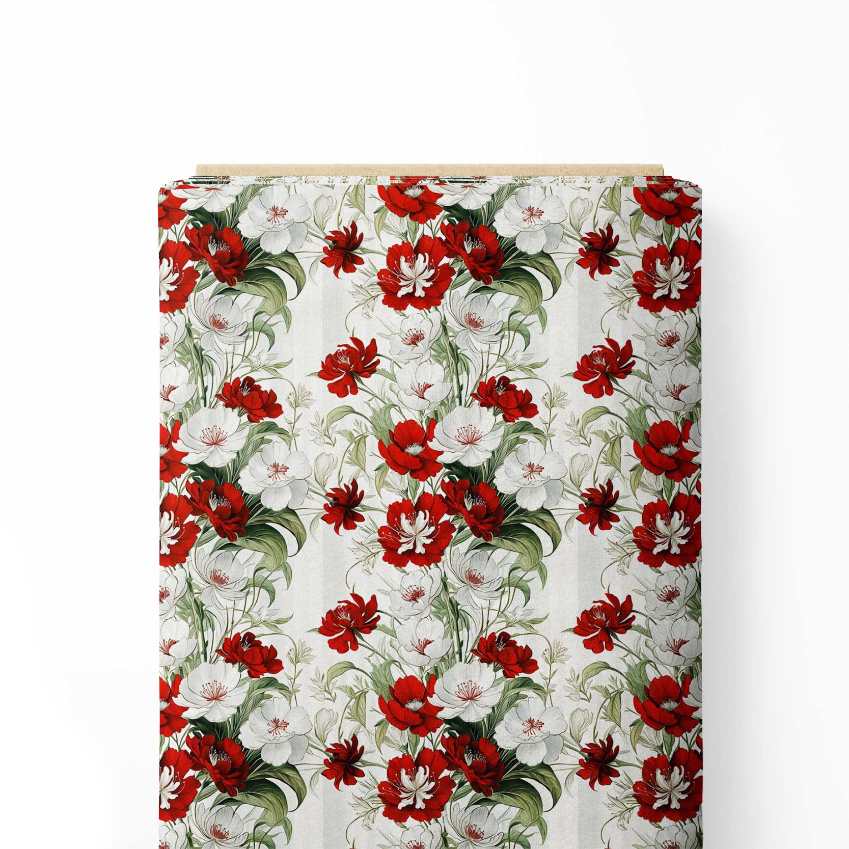 Elegant Blossom Print Fabric