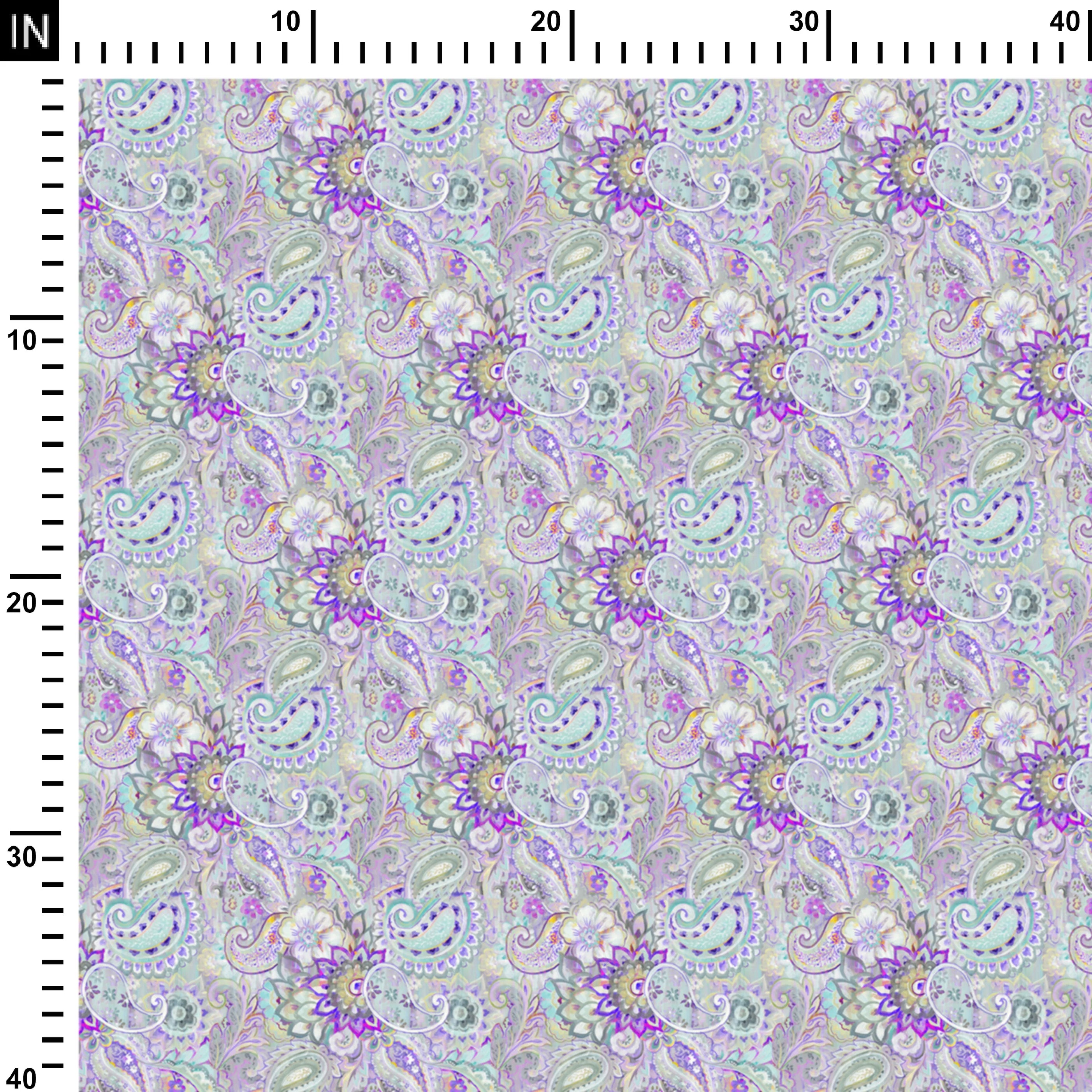 Painted Flora paisley