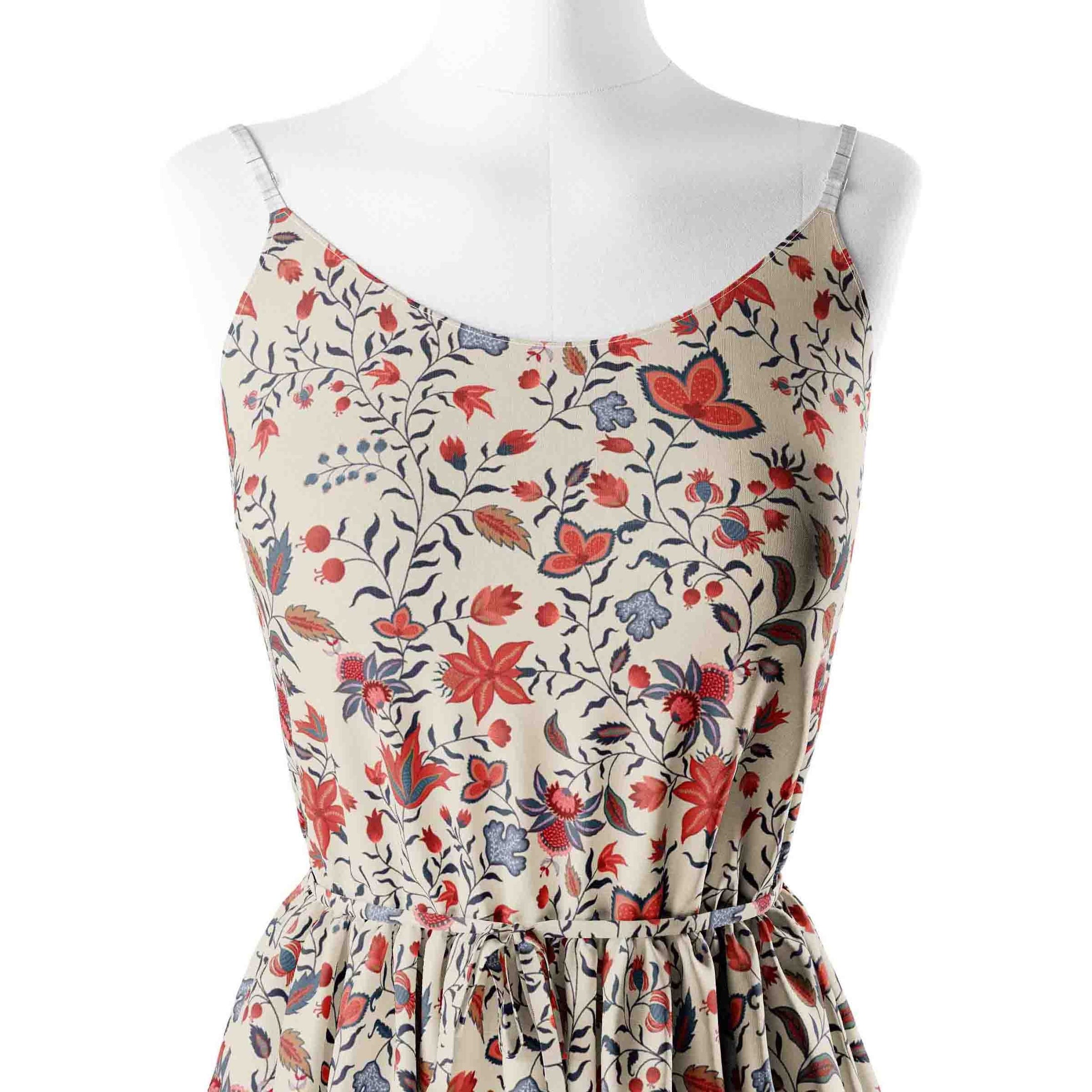 Ivory Indian Floral