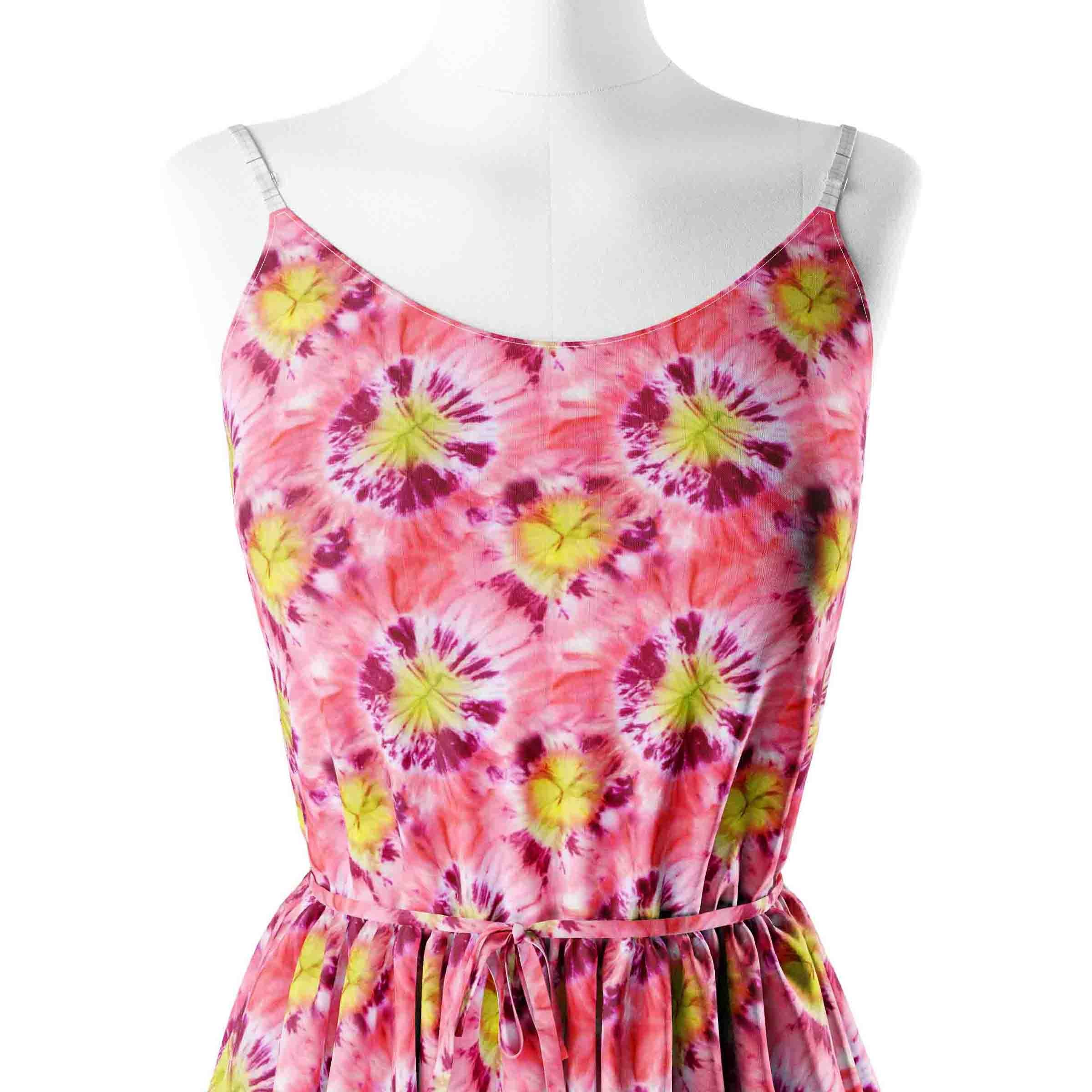 Fuscia tie dye