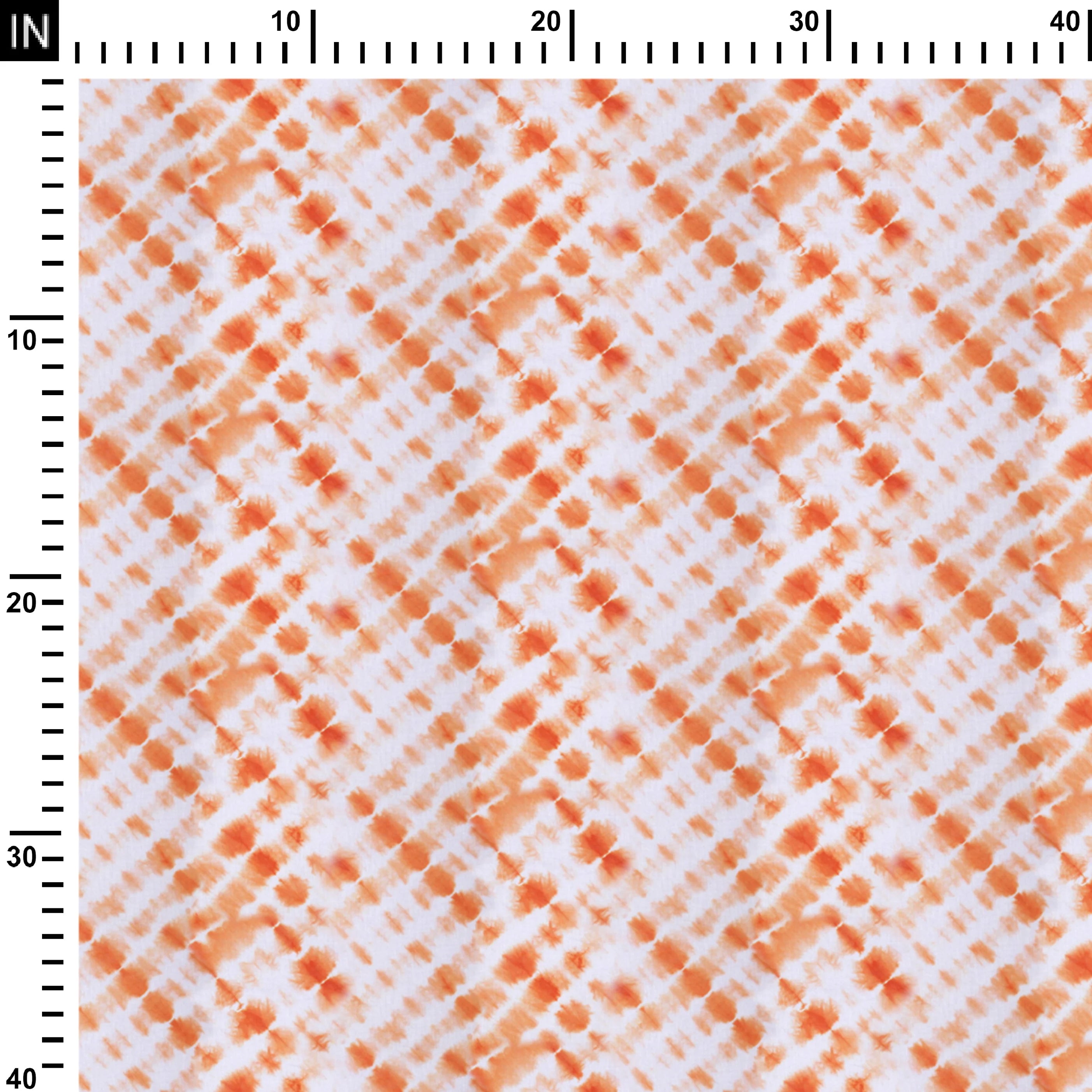 Orange tie dye