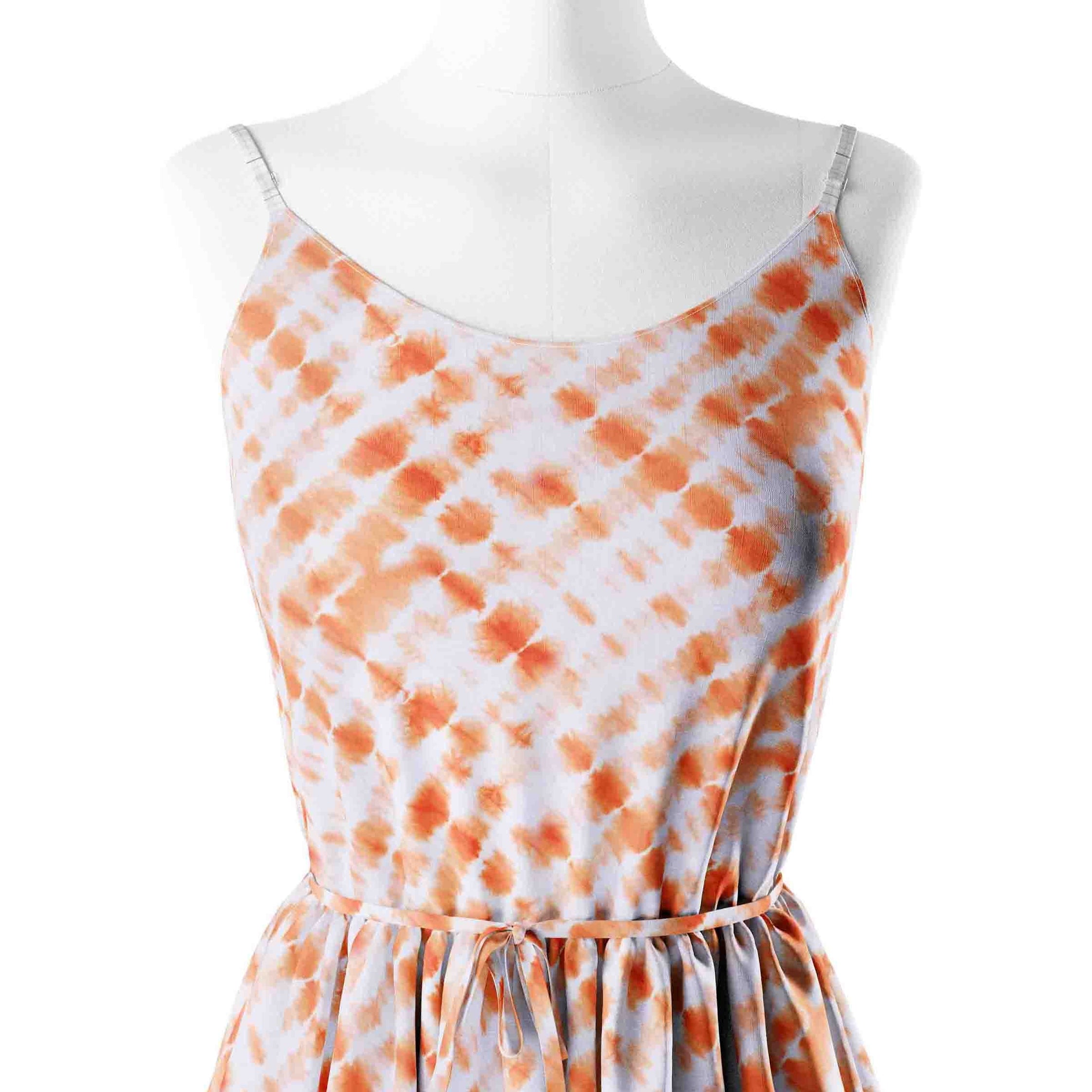 Orange tie dye
