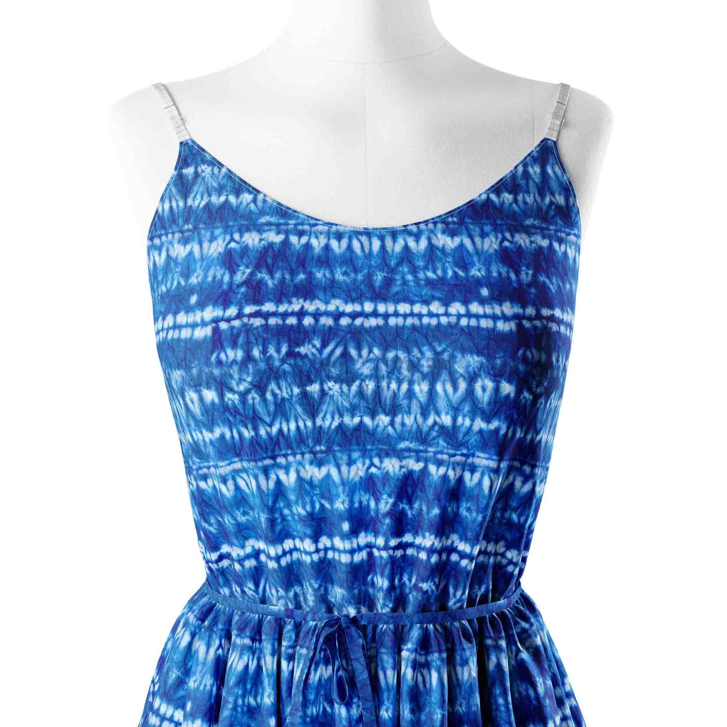 Indigo dyed stripes