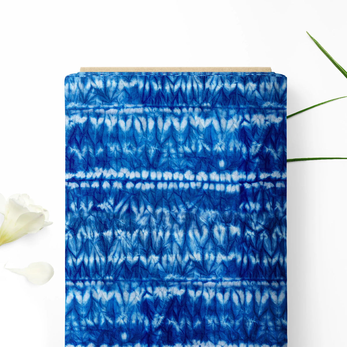 Indigo dyed stripes