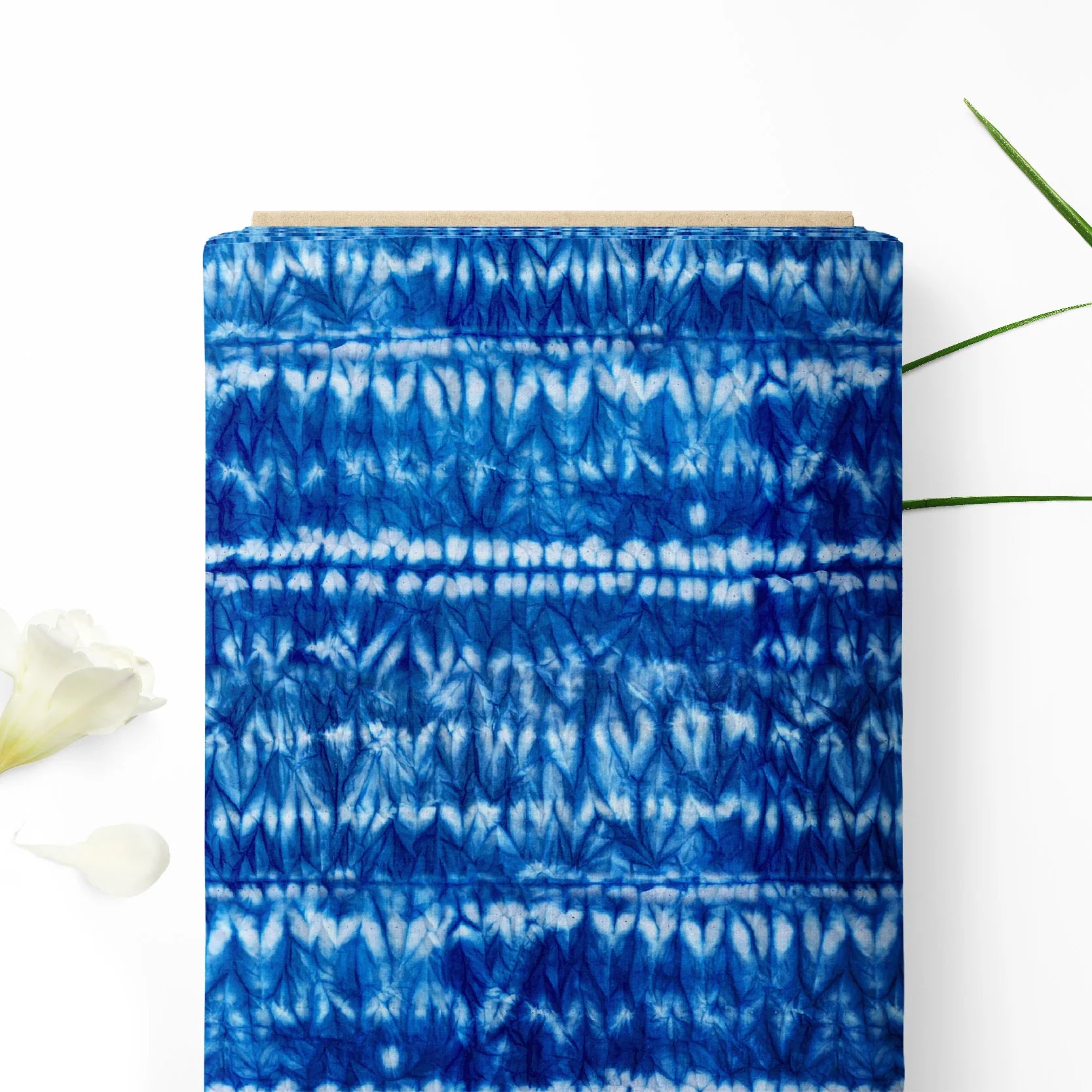 Indigo dyed stripes