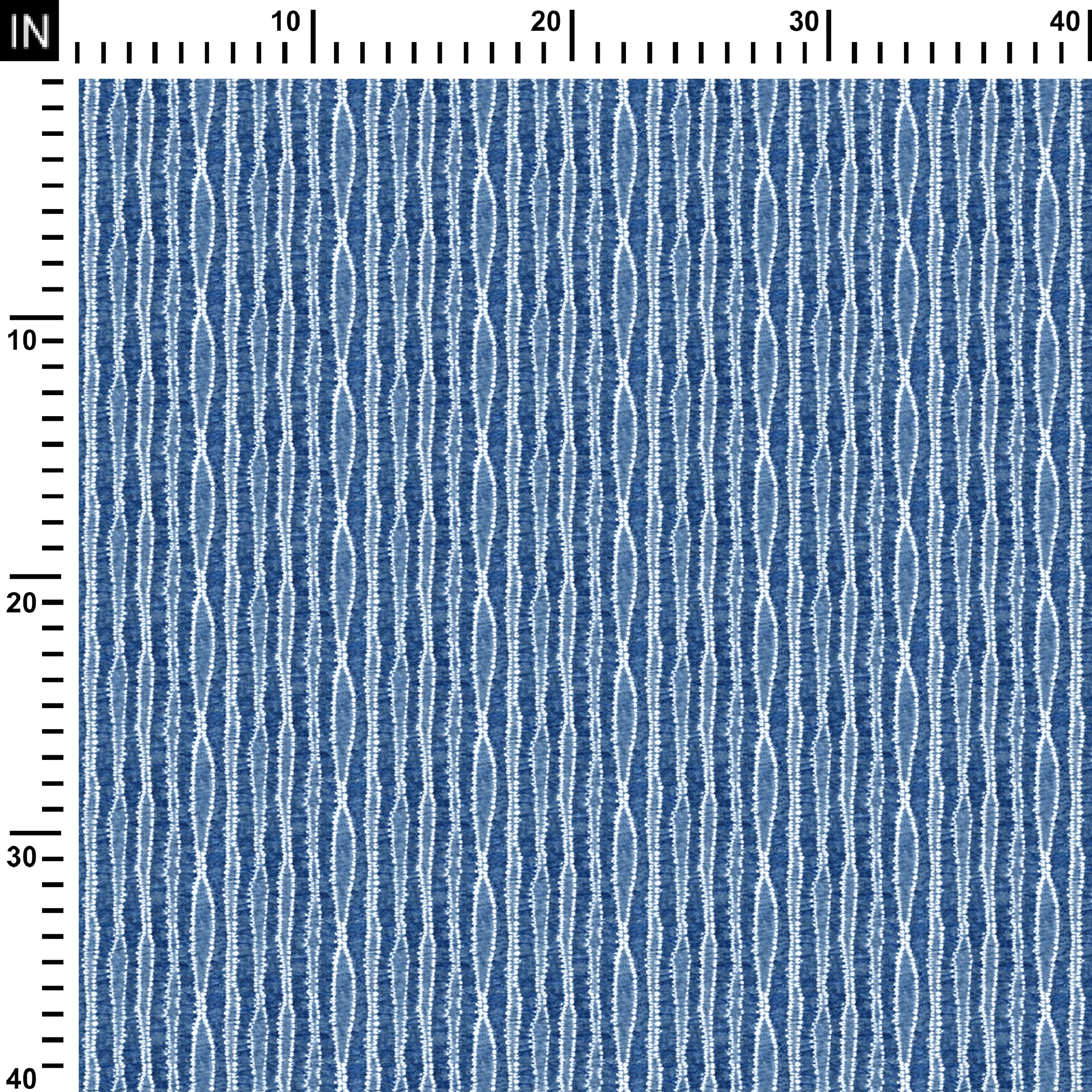 Tie dye stripe indigo