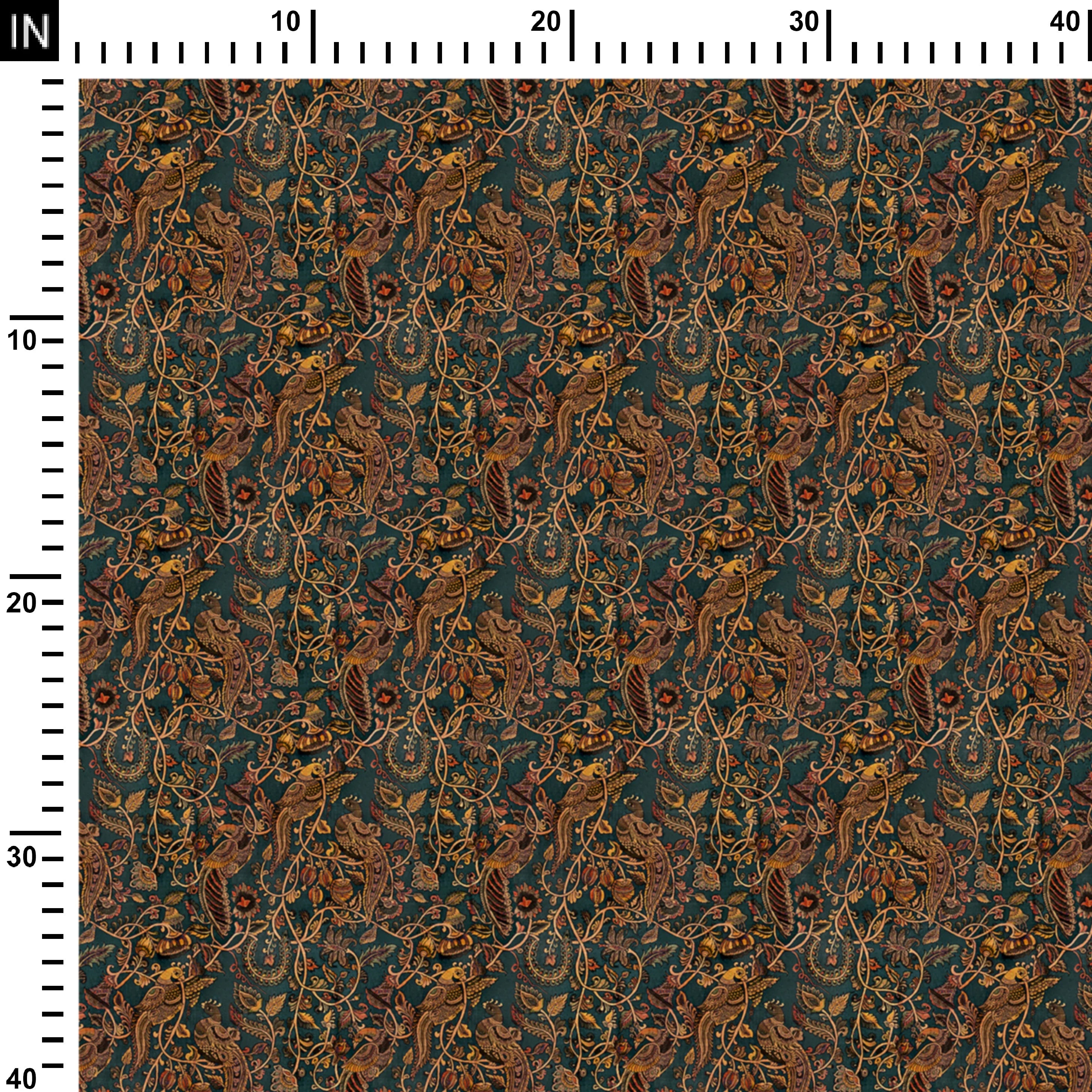 Antique Peacock Kalamkari