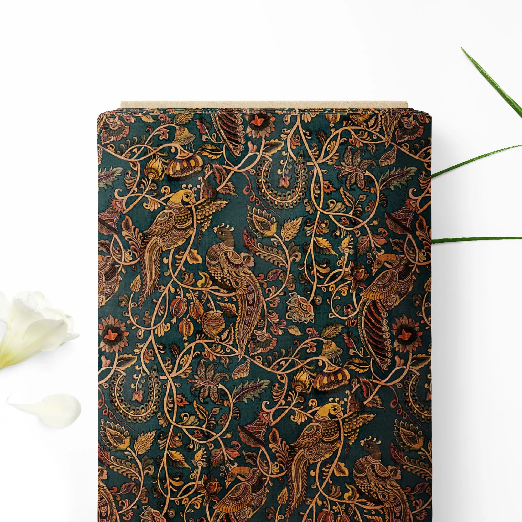 Antique Peacock Kalamkari