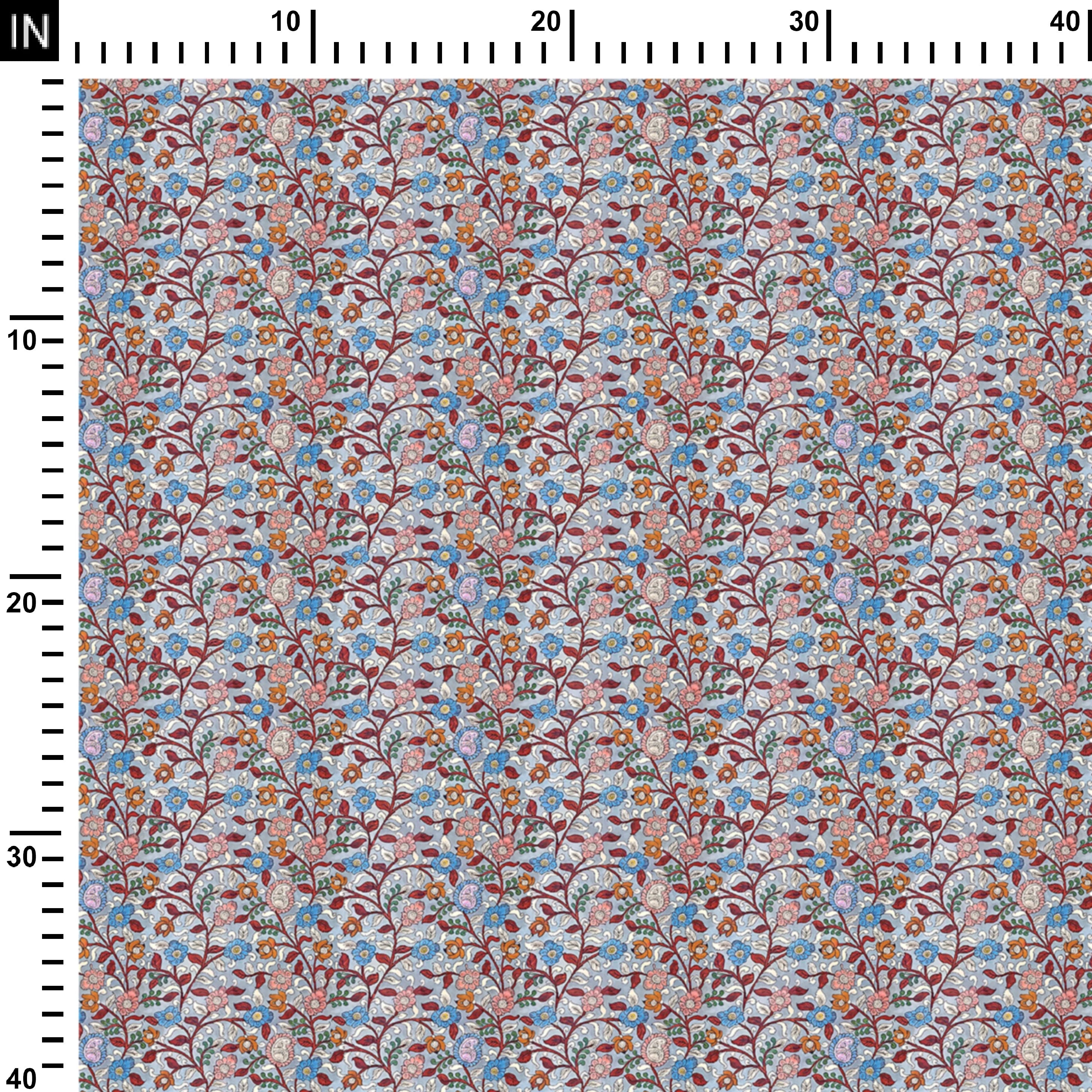 Paisley Flower kalamkari