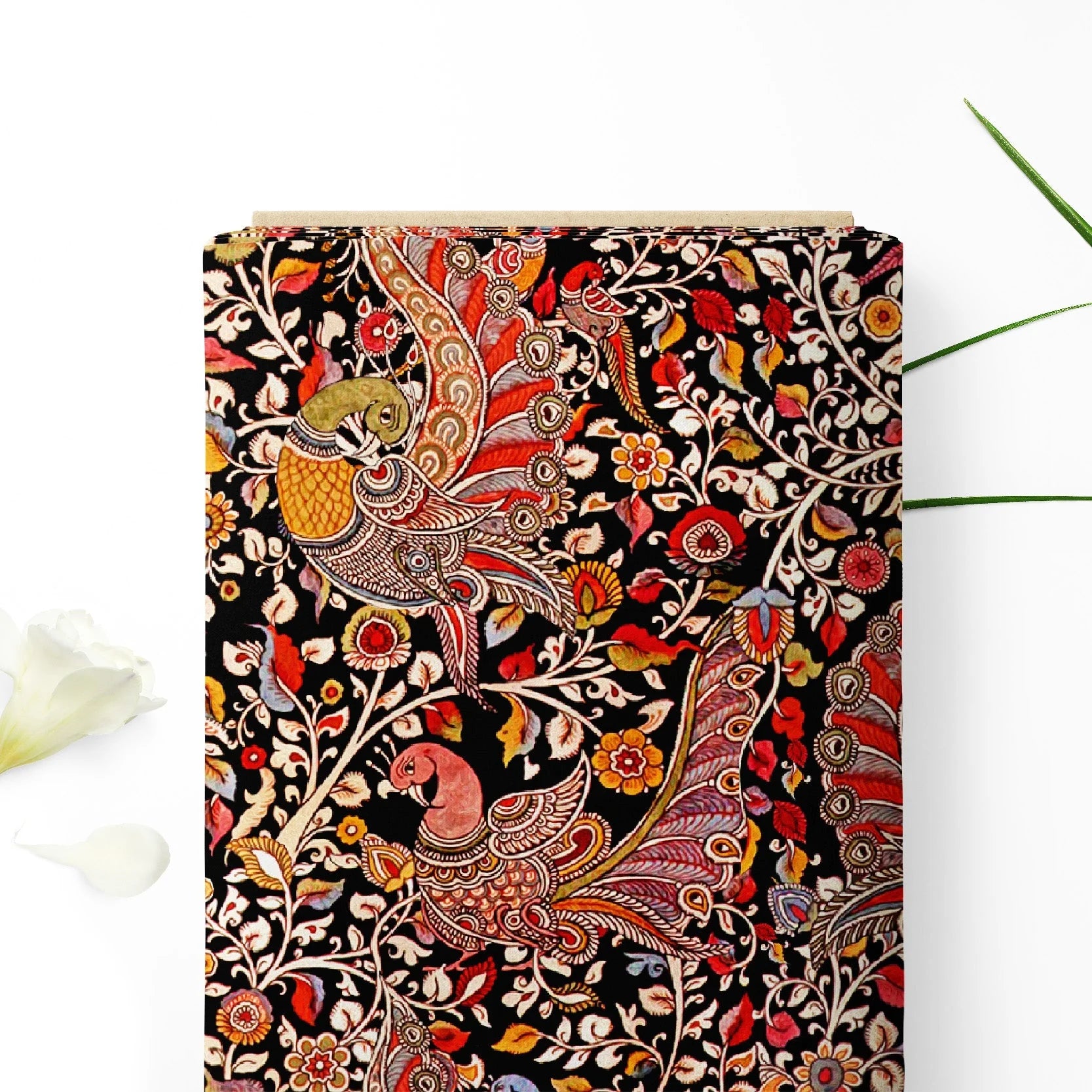 Colorful Peacock Kalamkari