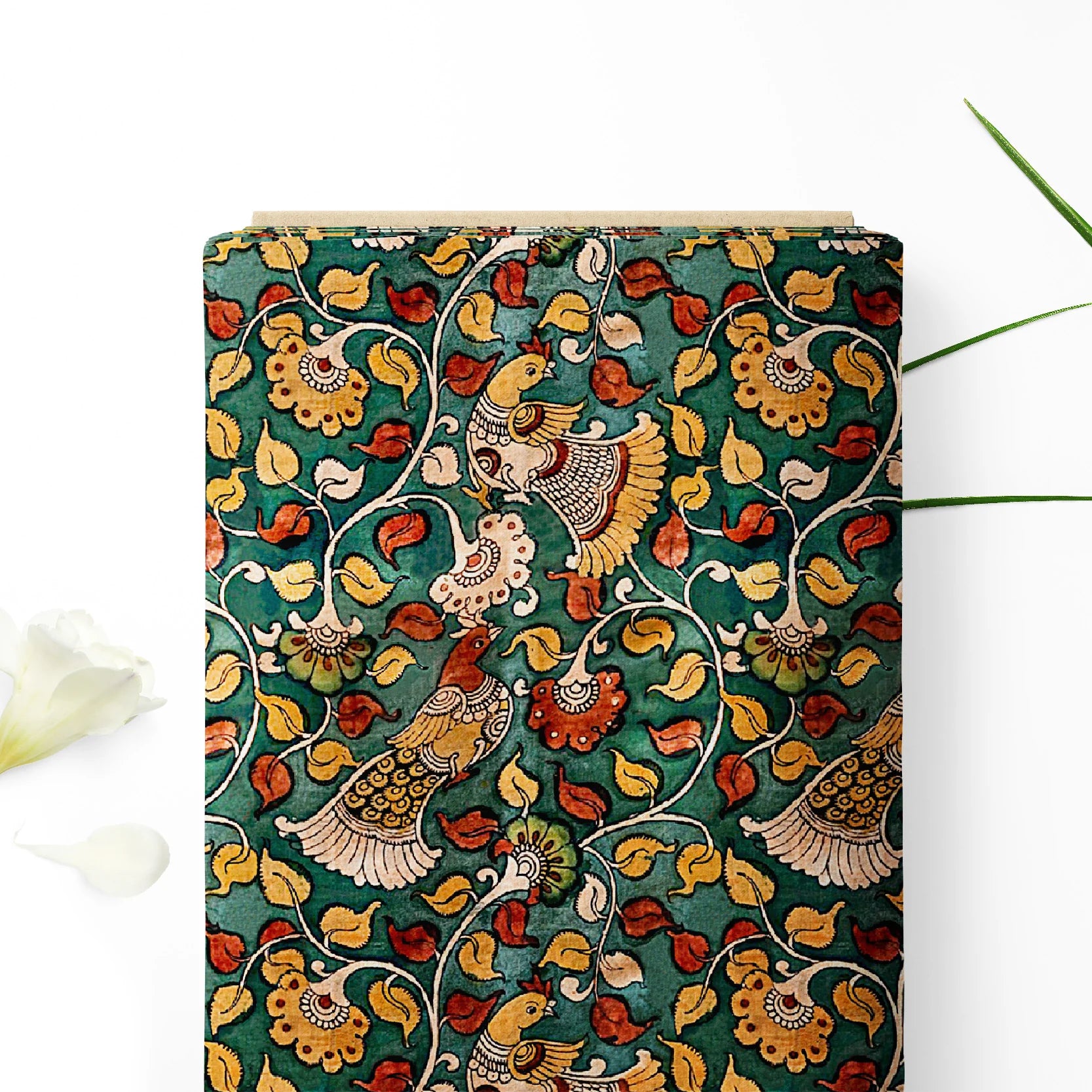 Green Kalamkari Paint