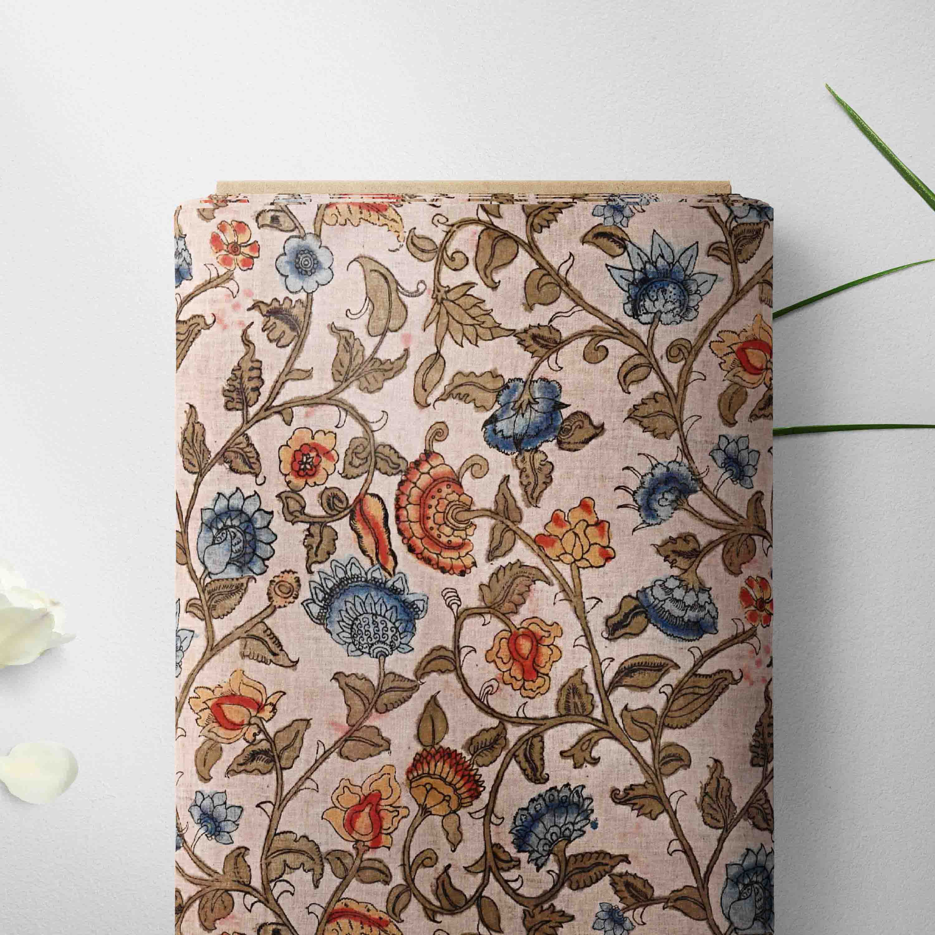 Flower buds Kalamkari