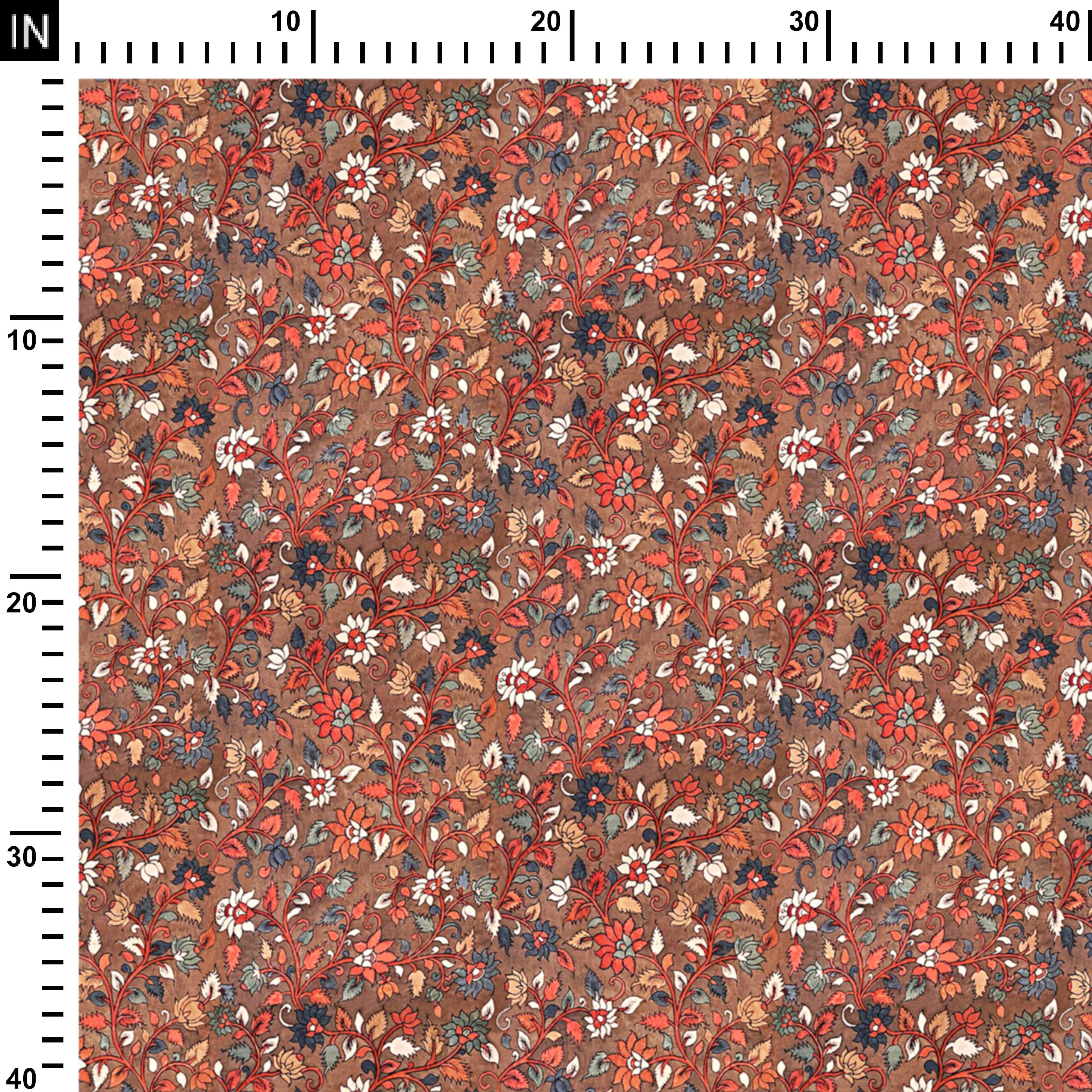 तने और फूल कलमकारी