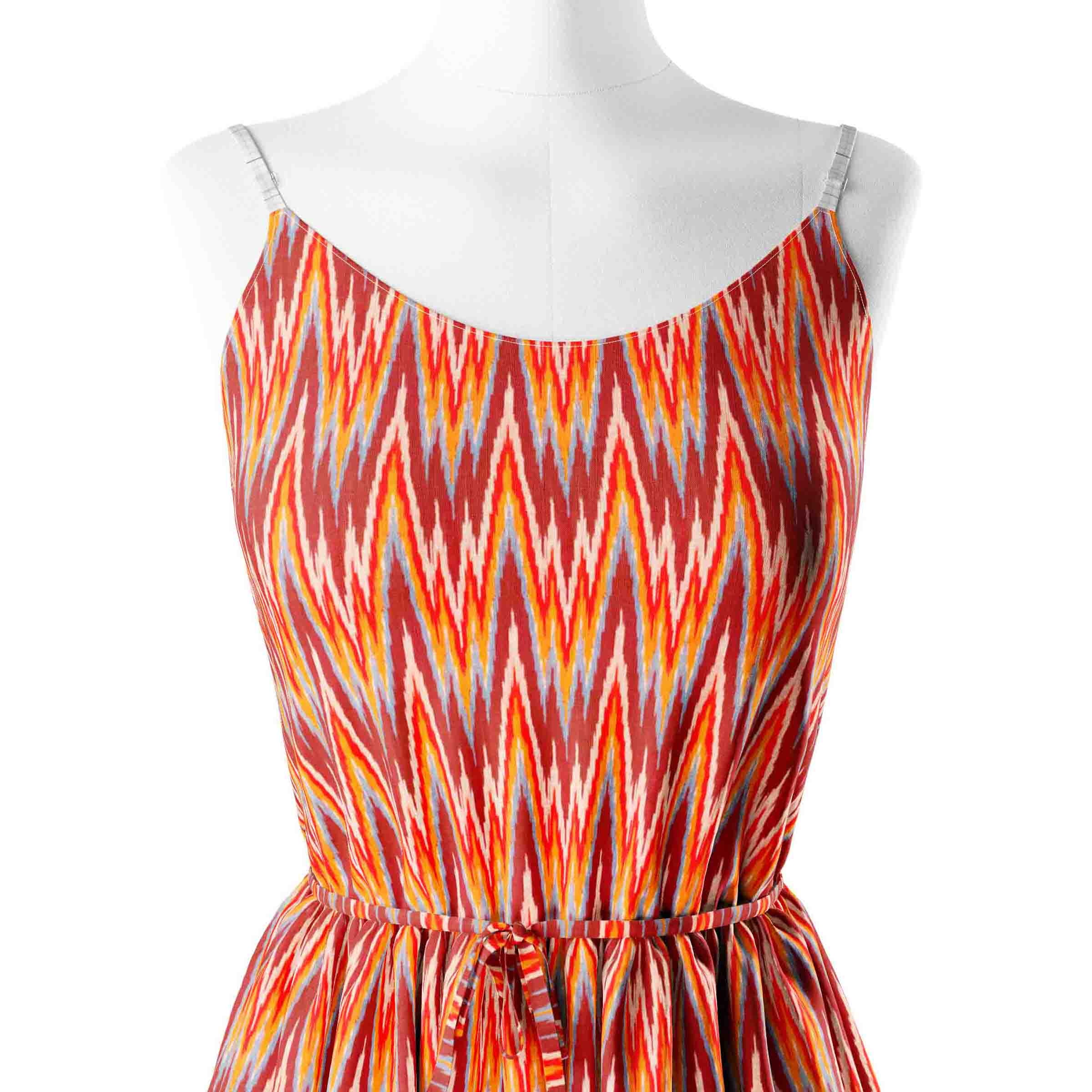 Multicolor ikat